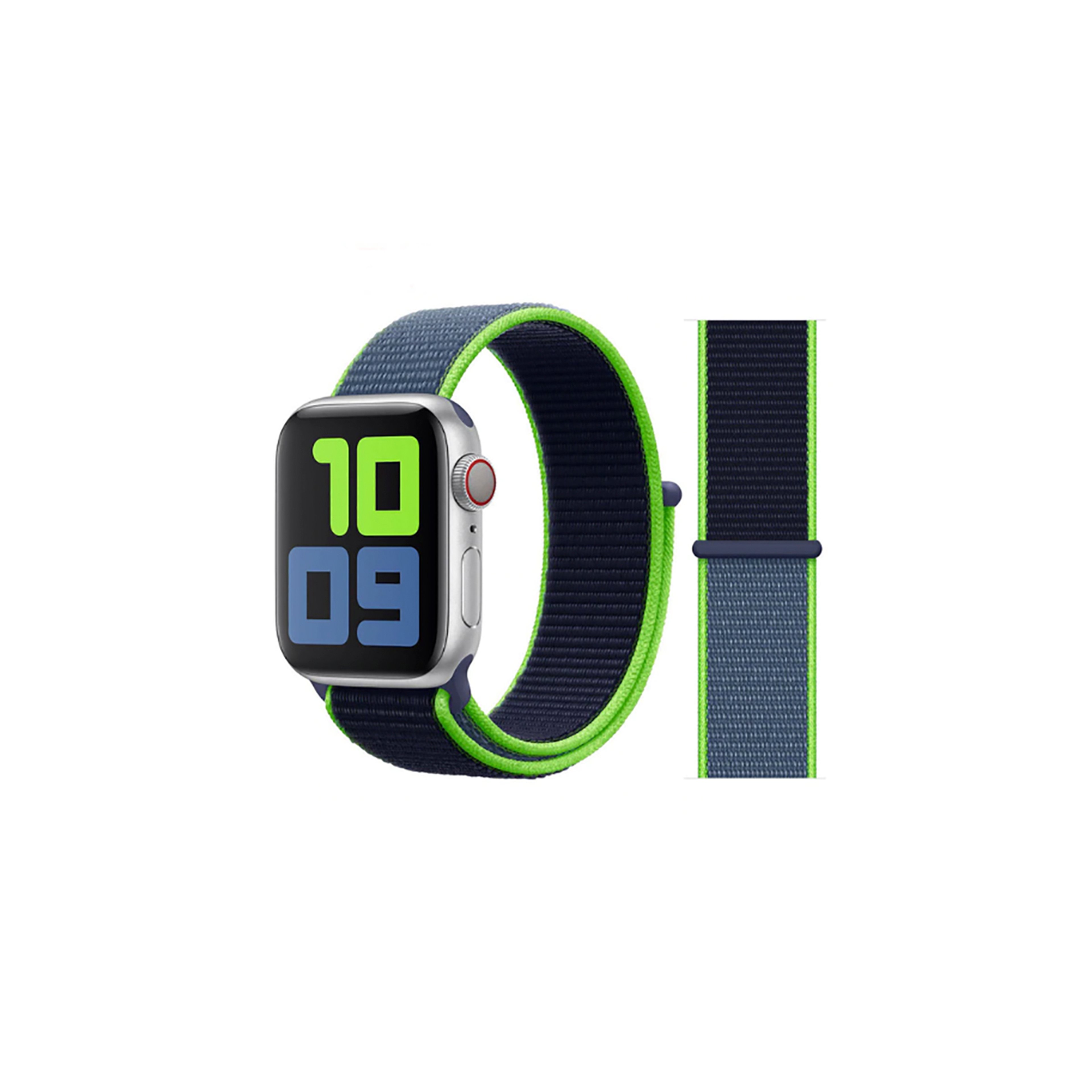 Apple Watch Velcro Kordon-Lime