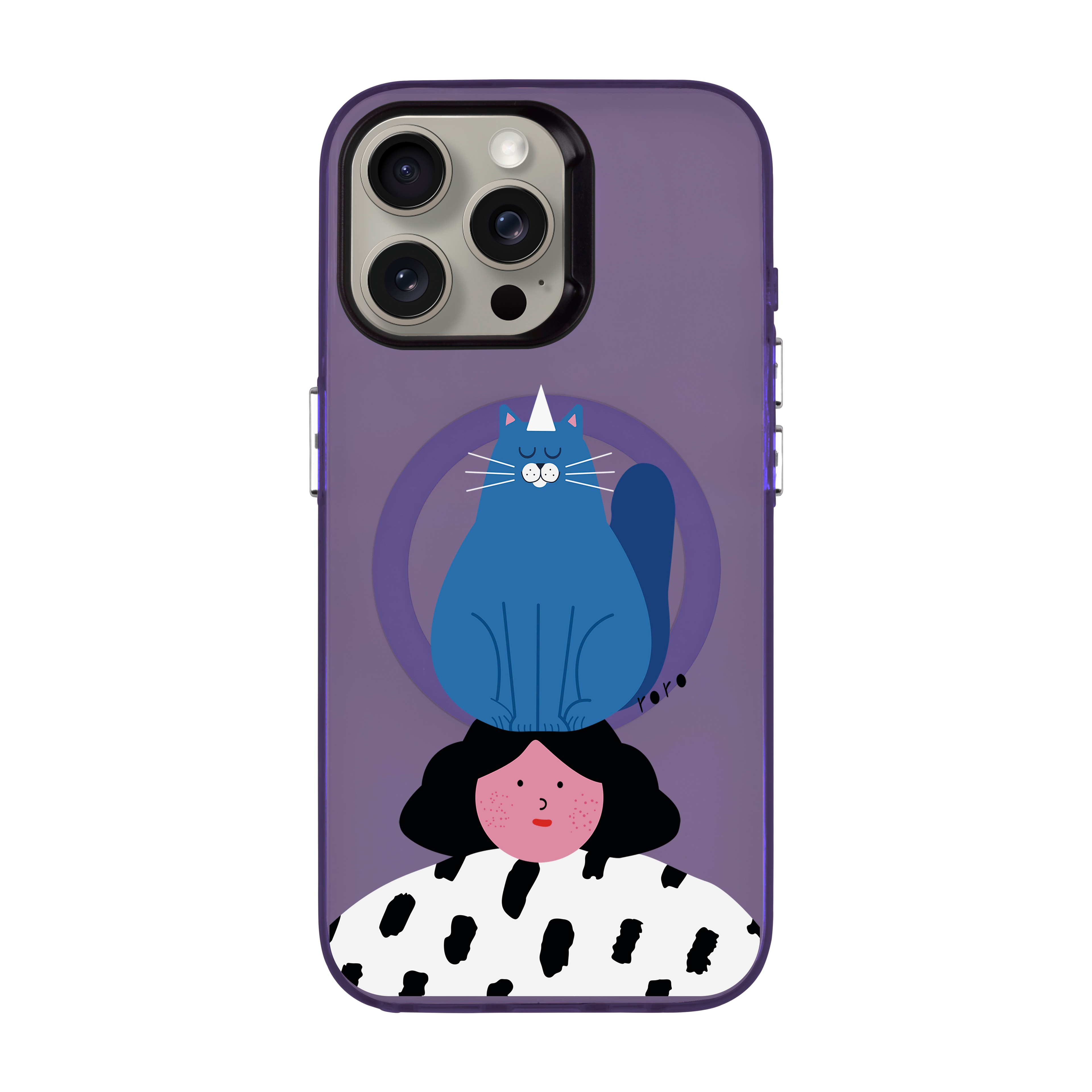 Naughty Cat - iPhone Hold Case with MagSafe