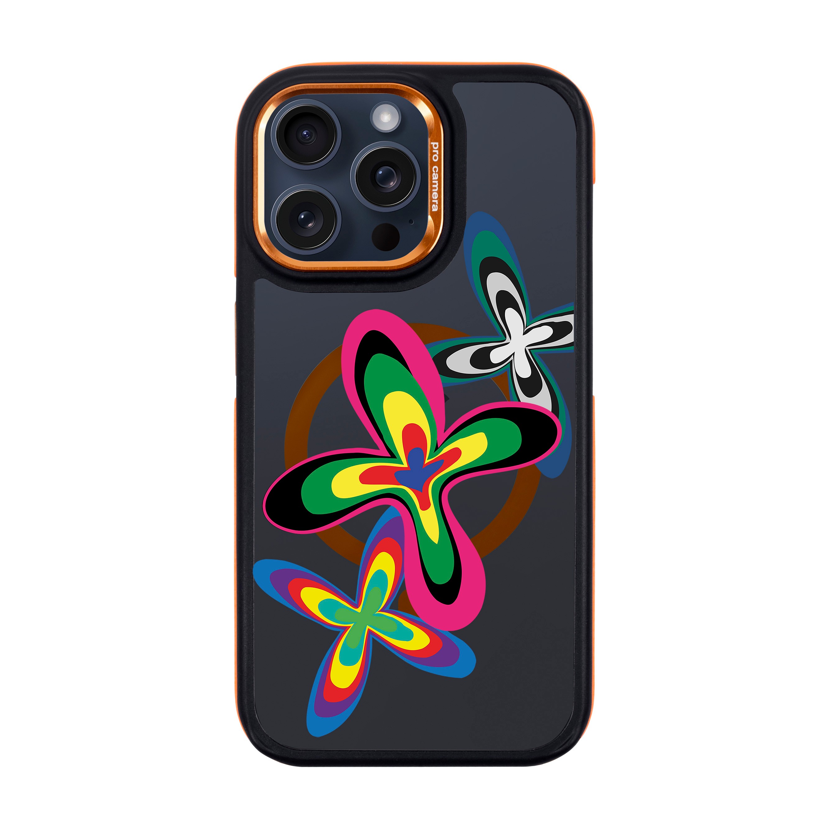 COLOR FLOWER-iPhone Dark Case with MagSafe