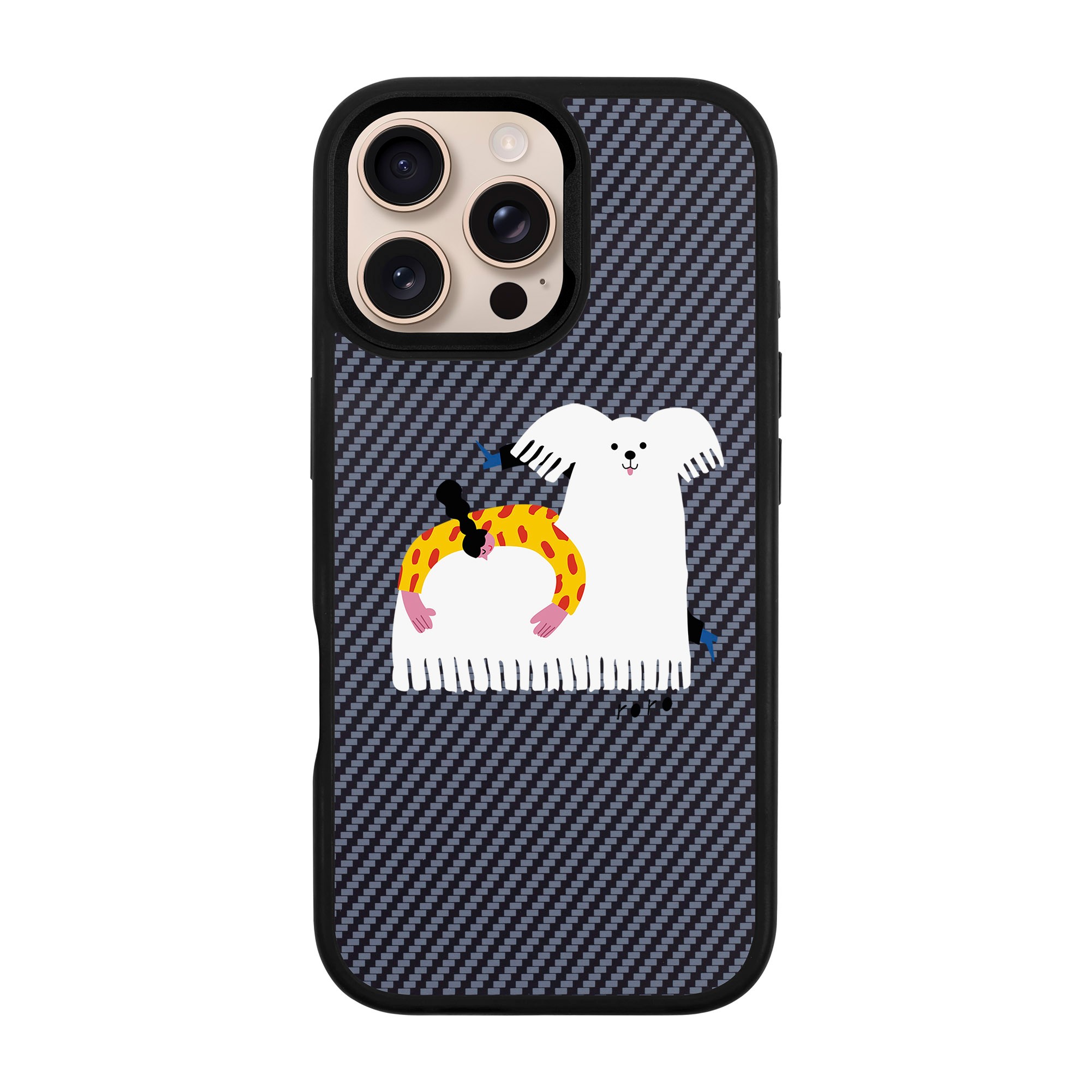 FANCY DOG-iPhone Plaid Kılıf MagSafe Özellikli