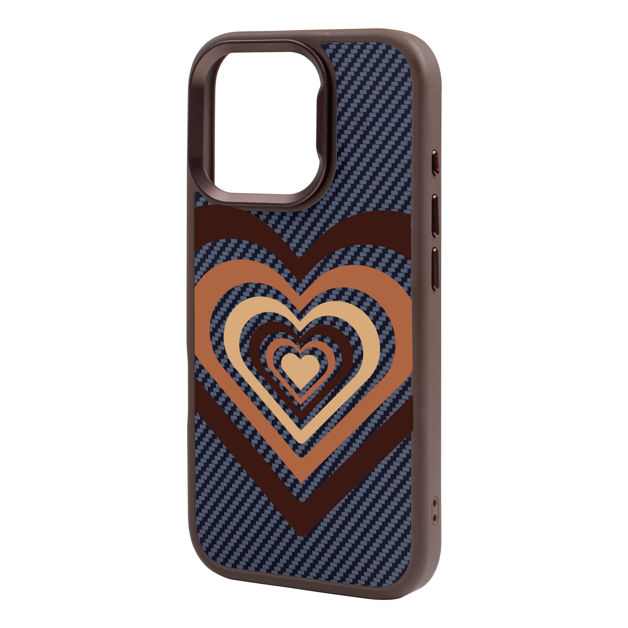 HEART-iPhone Plaid Kılıf MagSafe Özellikli