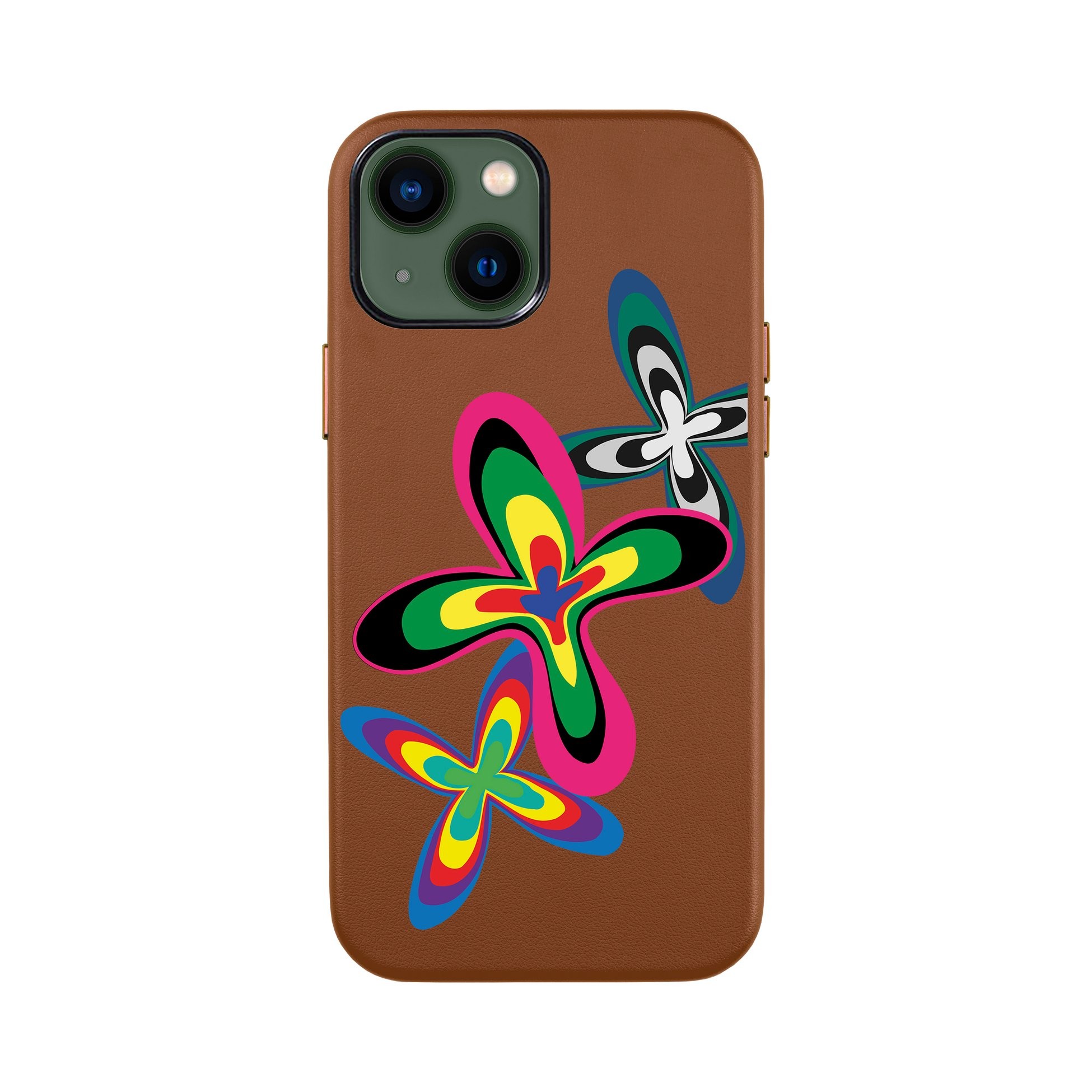 Color Flower - iPhone Leather Case