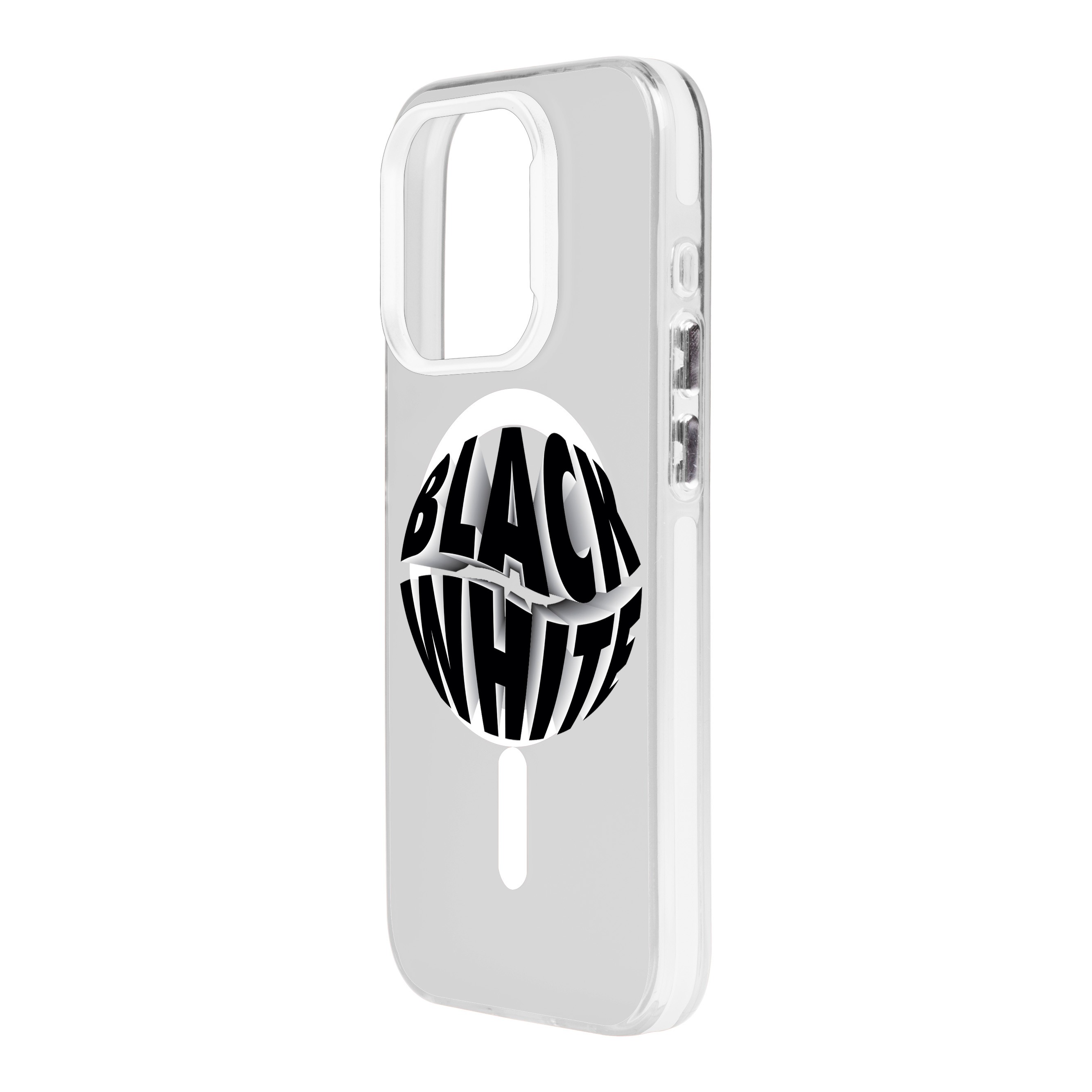 Black White - iPhone Hold Case with MagSafe