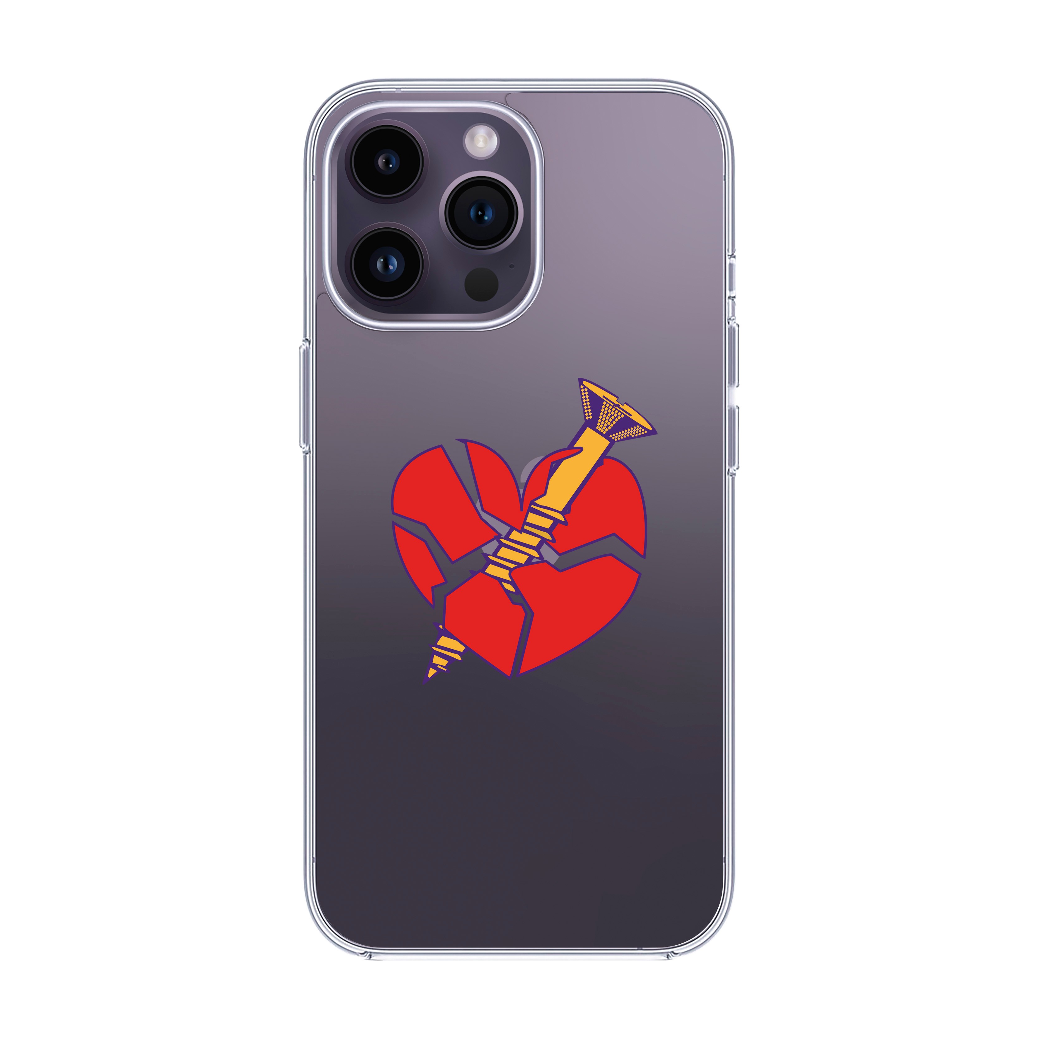 Broken Heart - iPhone Clear Case