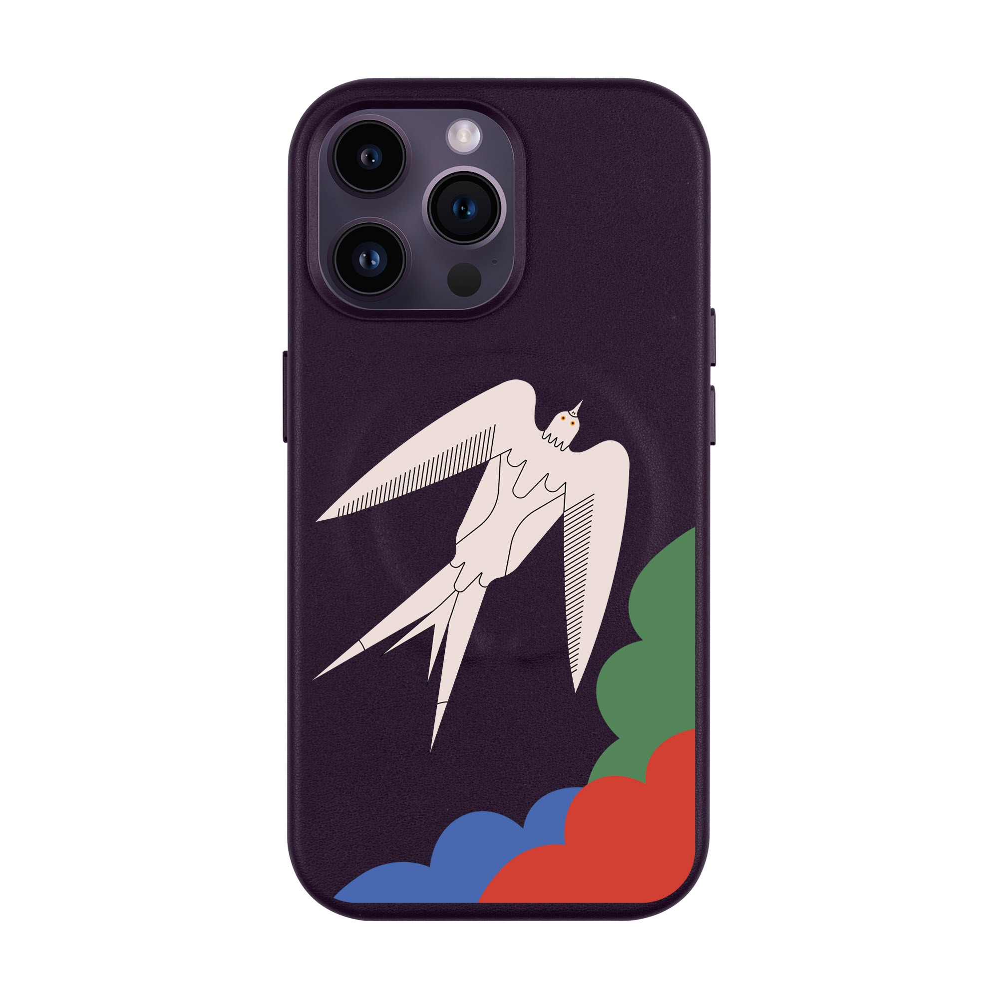 L’OISEAU LIBRE-iPhone Leather Kılıf MagSafe Özellikli