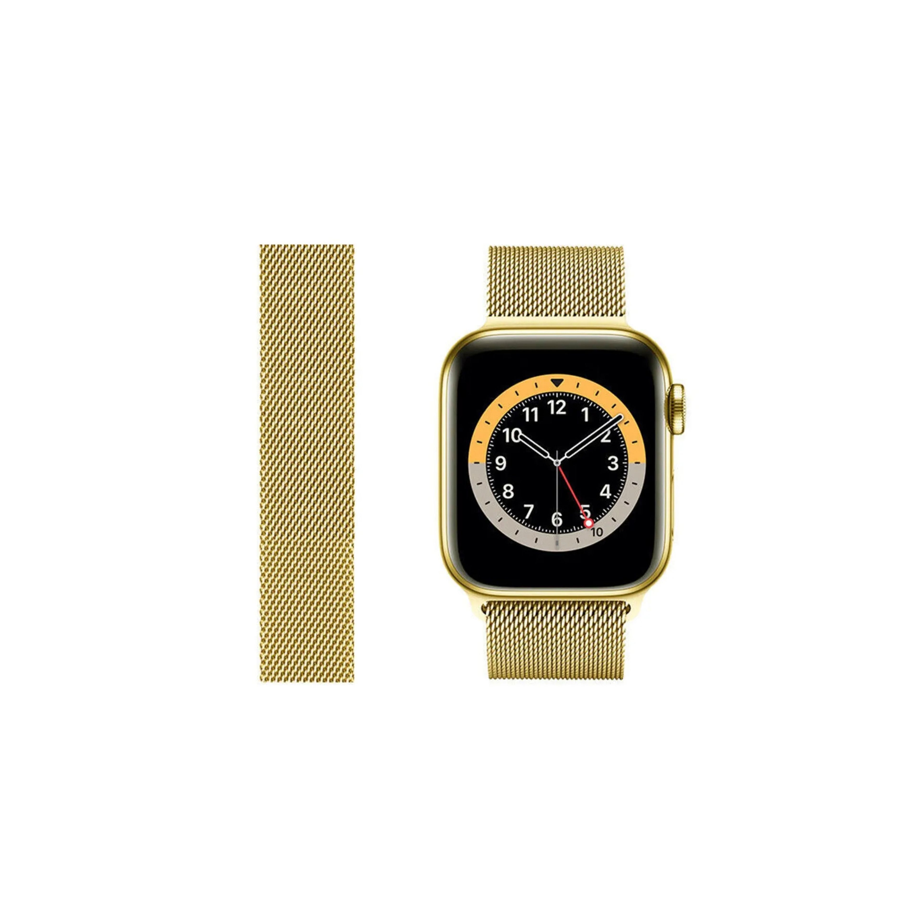 Apple Watch Mesh Kordon-Gold