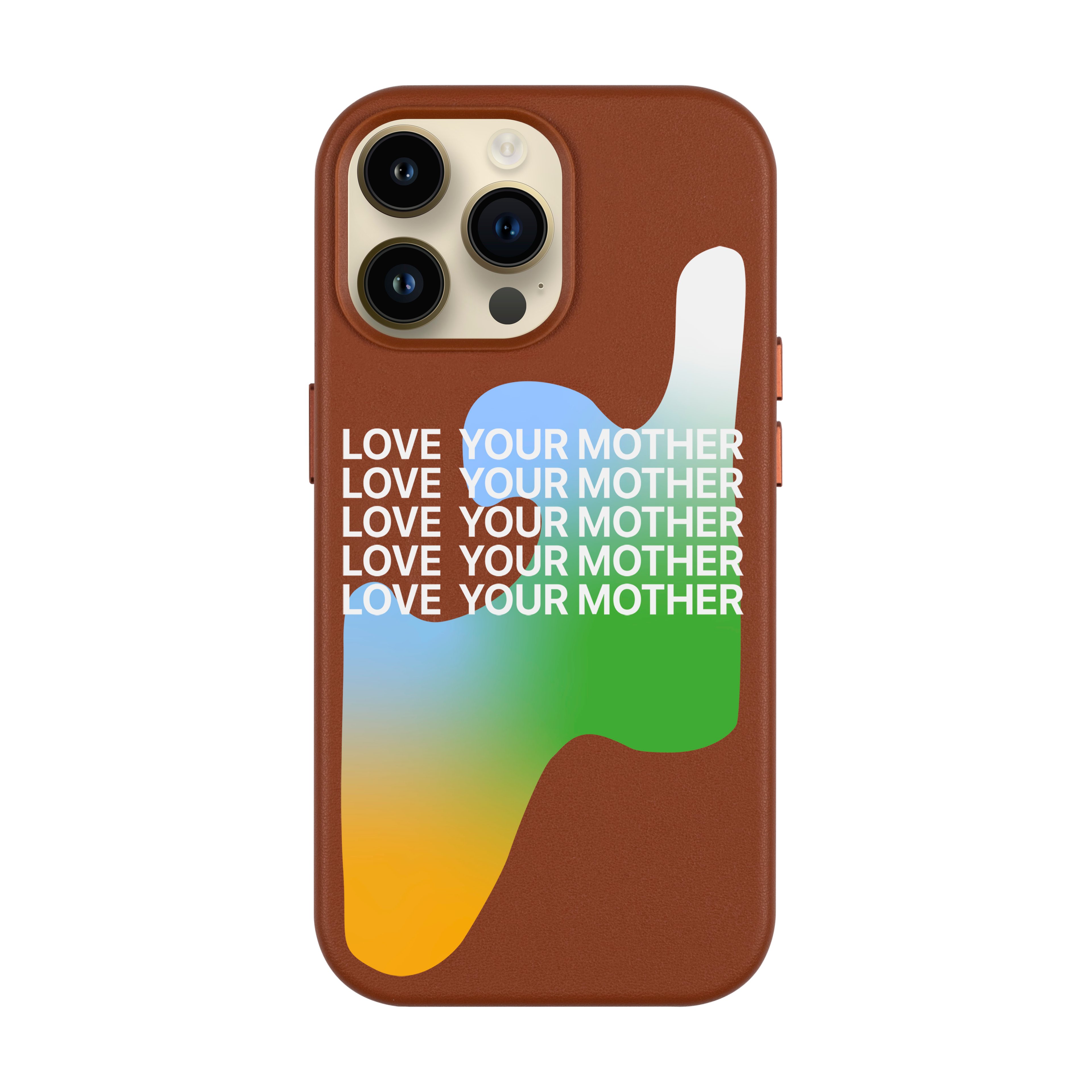 Love Your Mother - iPhone Leather Case with MagSafe