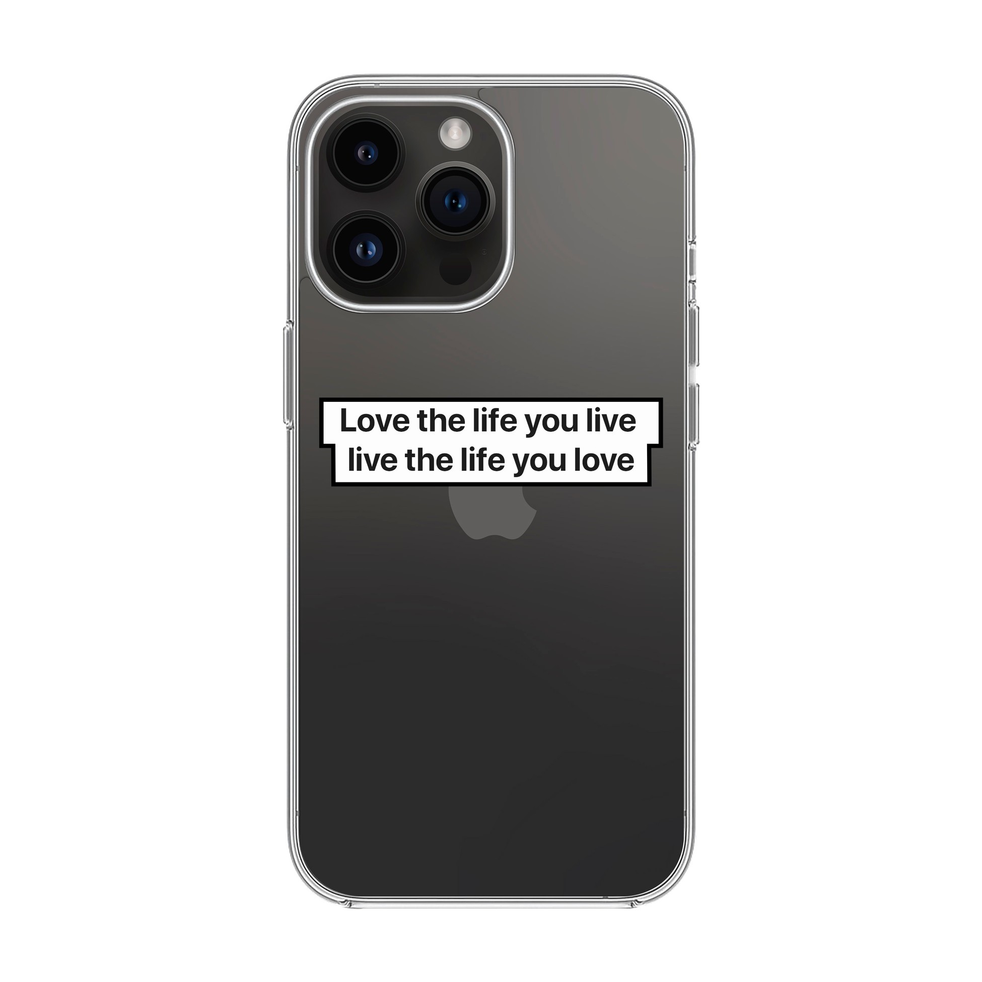 Love The Life - iPhone Clear Case