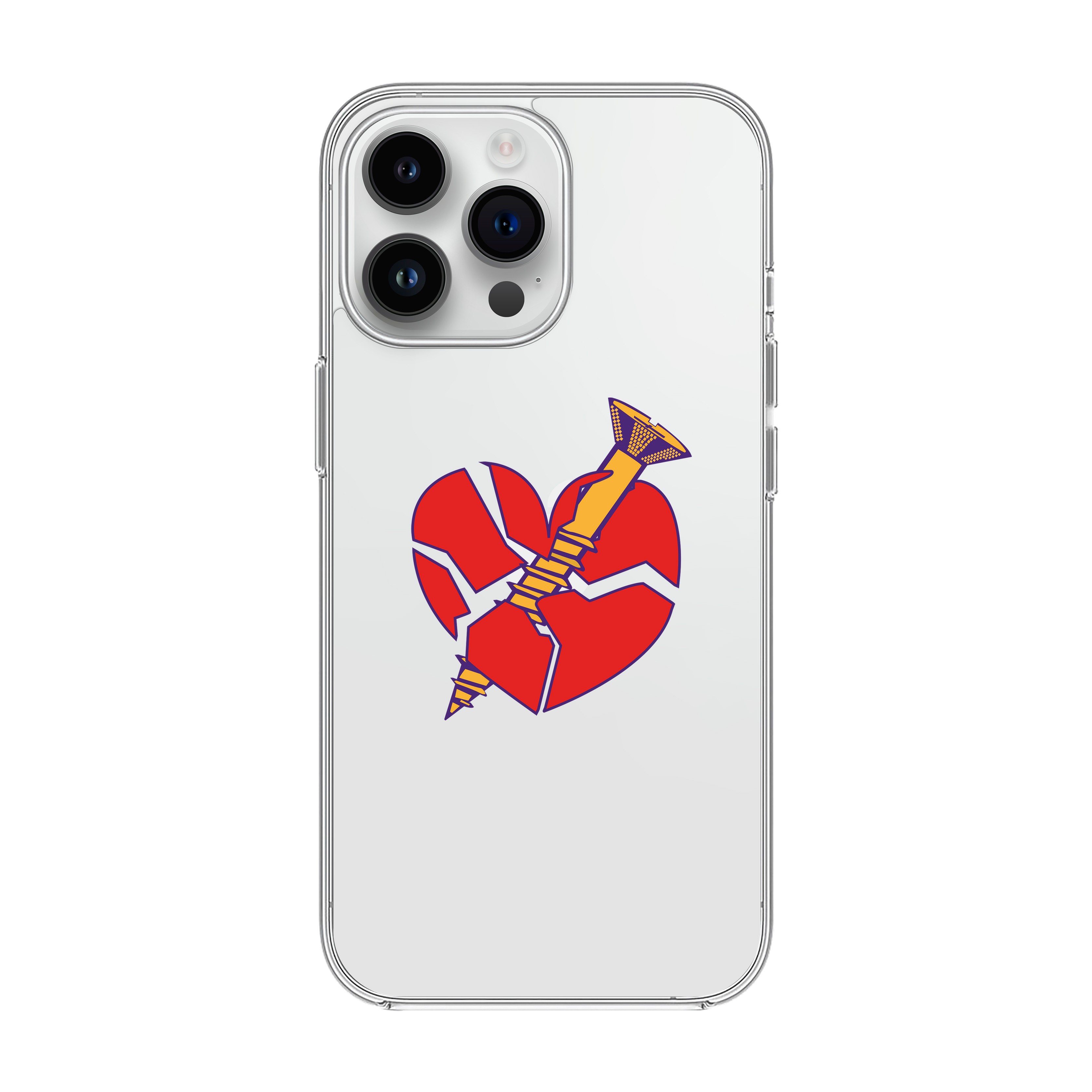 Broken Heart - iPhone Clear Case