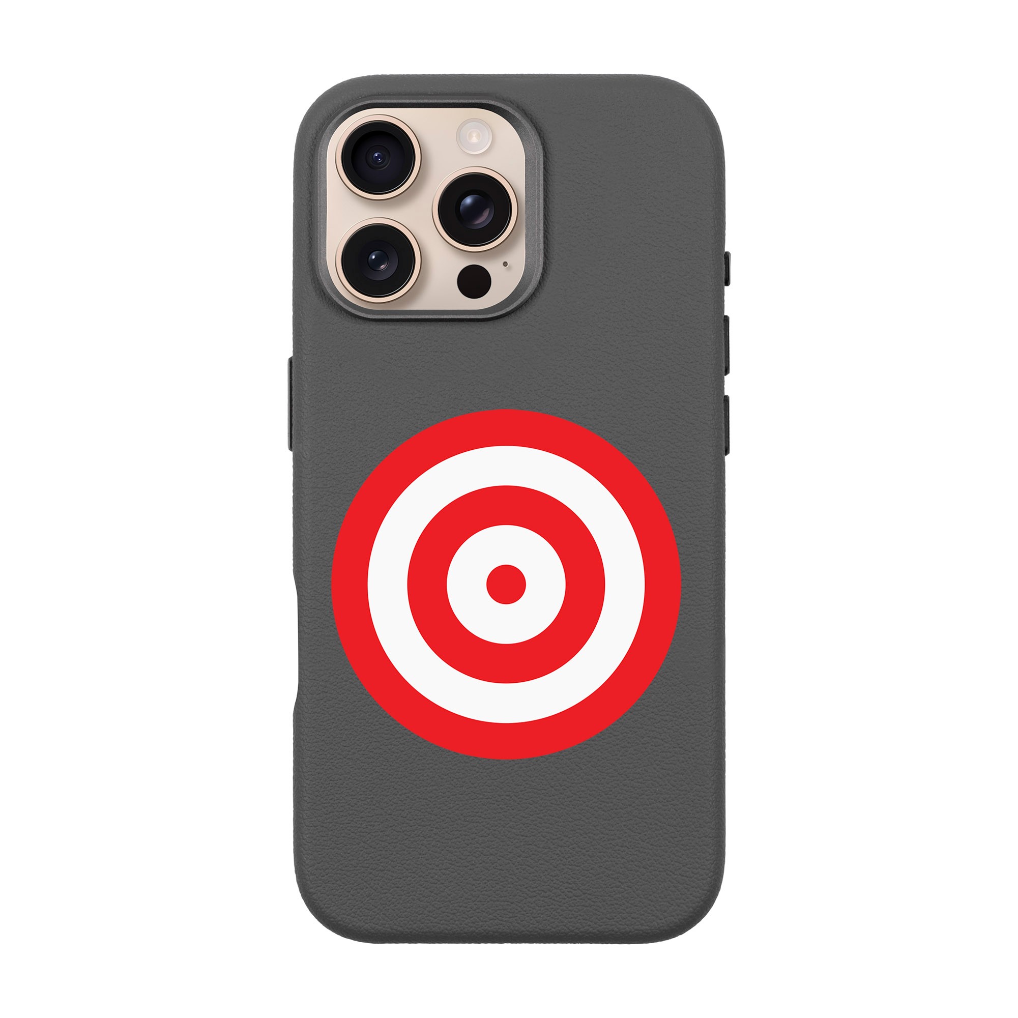 BULL'S EYE-iPhone Leather Premium Case with MagSafe