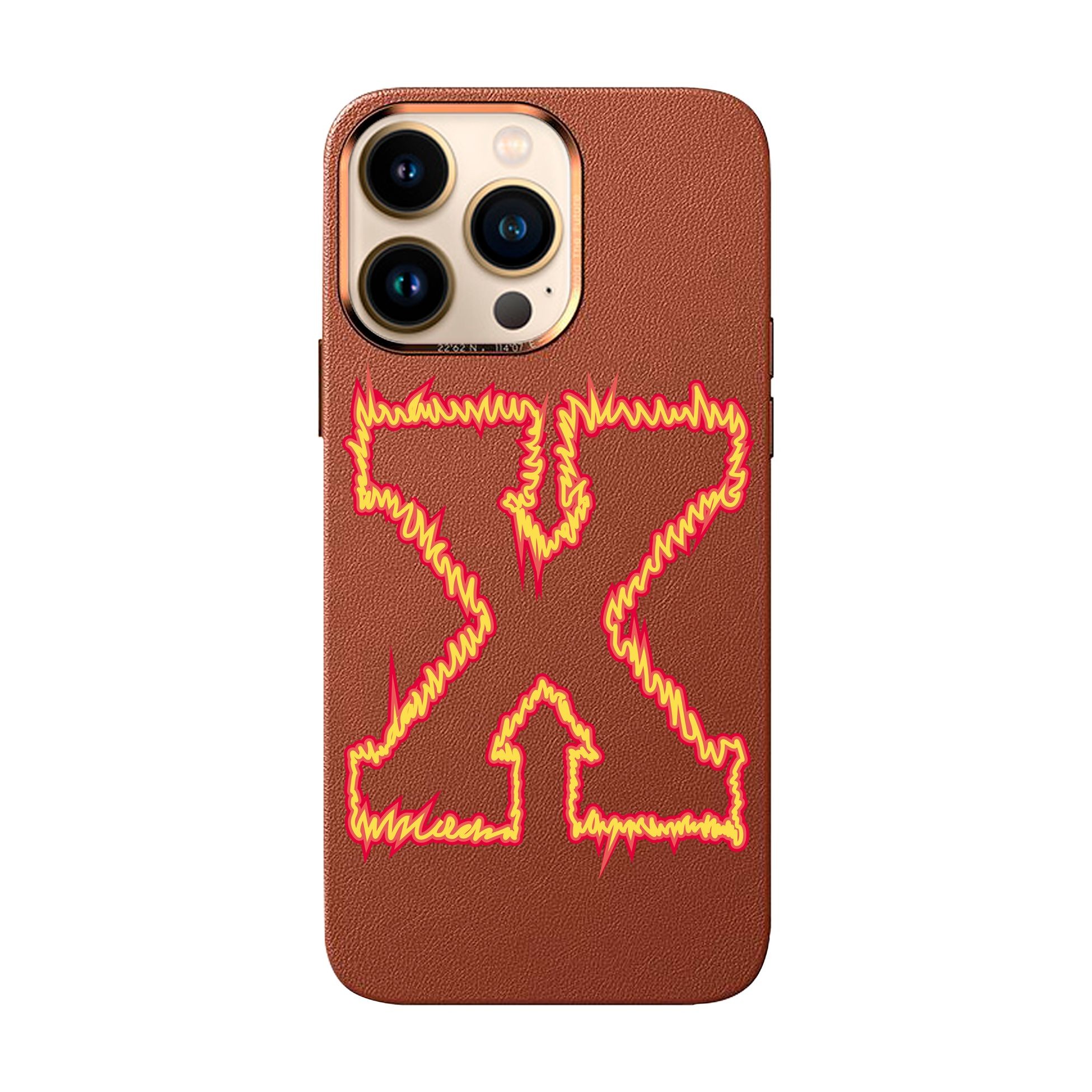 X&X-iPhone Full Grain Leather Kılıf MagSafe Özellikli
