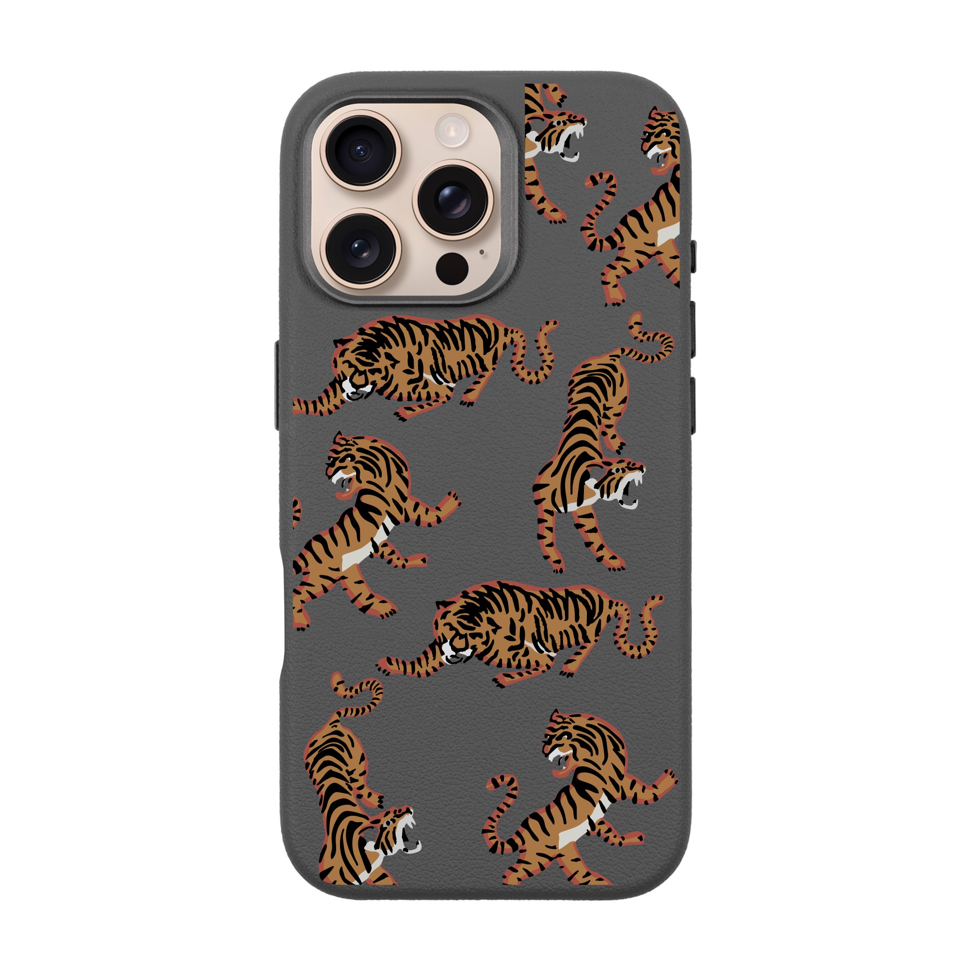 TIGER-iPhone Leather Premium Case with MagSafe