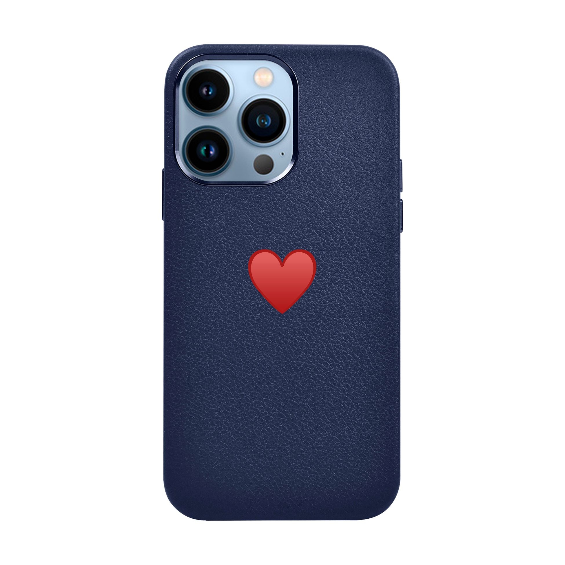 SPREAD HEART-iPhone Top Grain Leather Kılıf