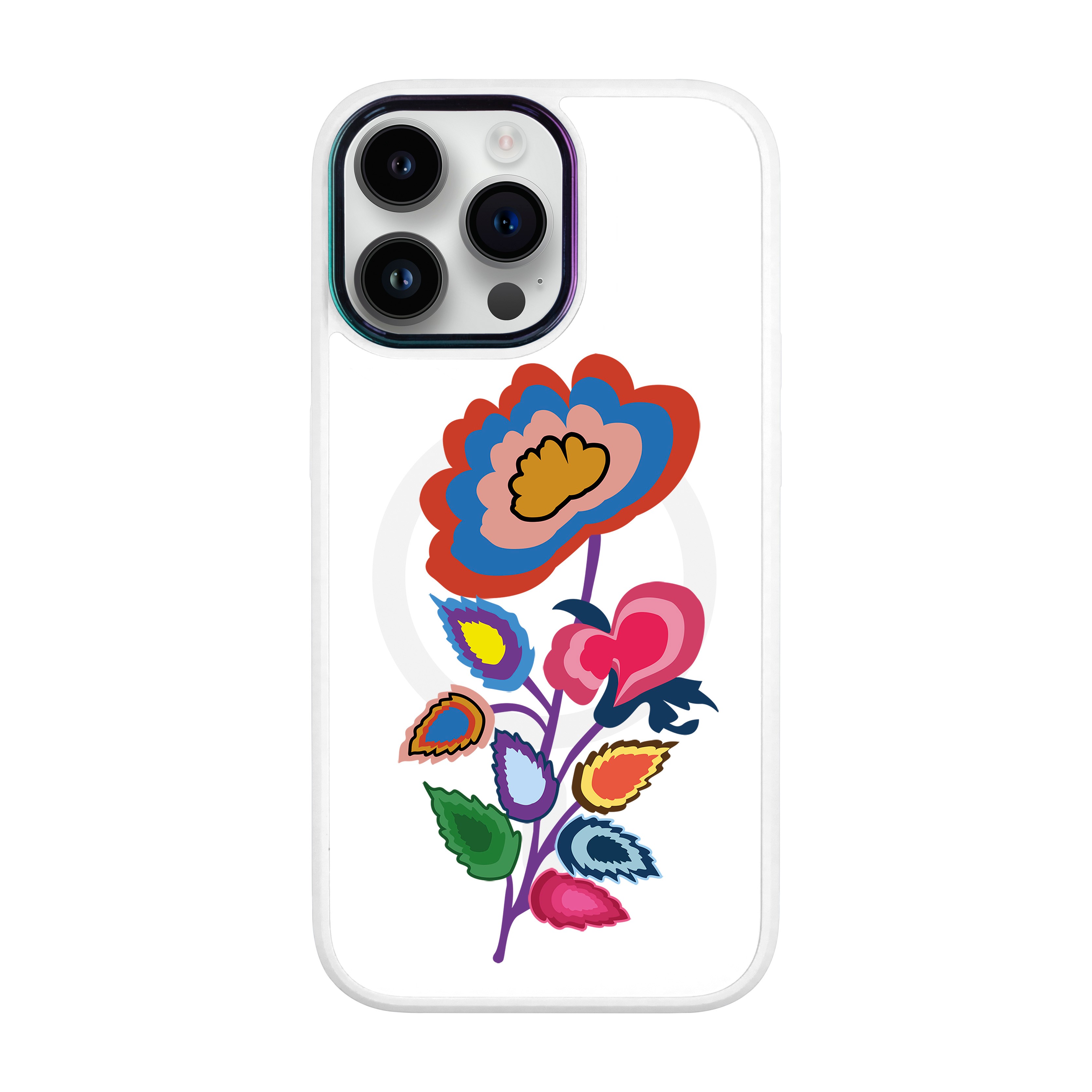 KNITTED FLOWER - iPhone Vigor Case with Magsafe