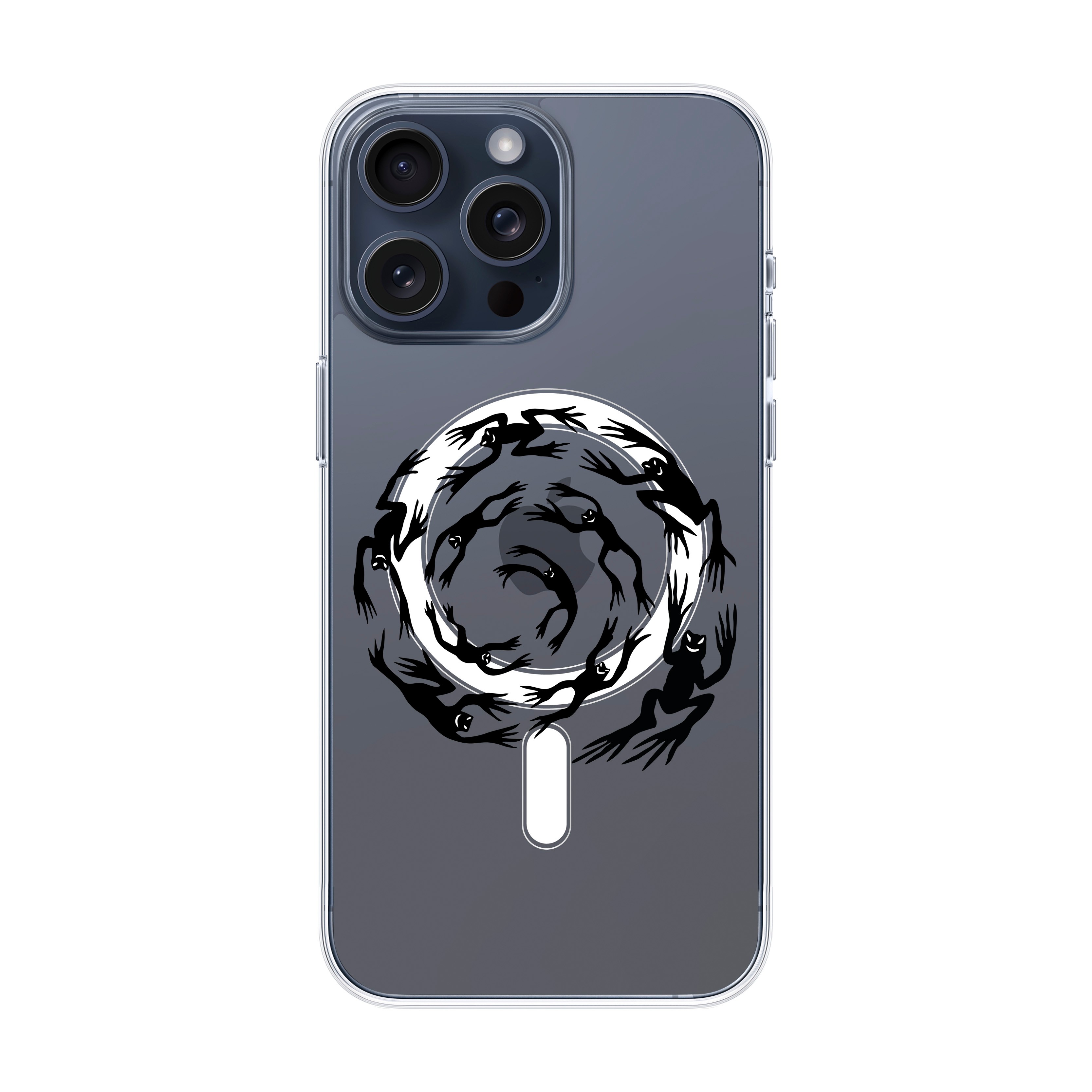 SWIRLING FROG-iPhone Solid Kılıf MagSafe Özellikli