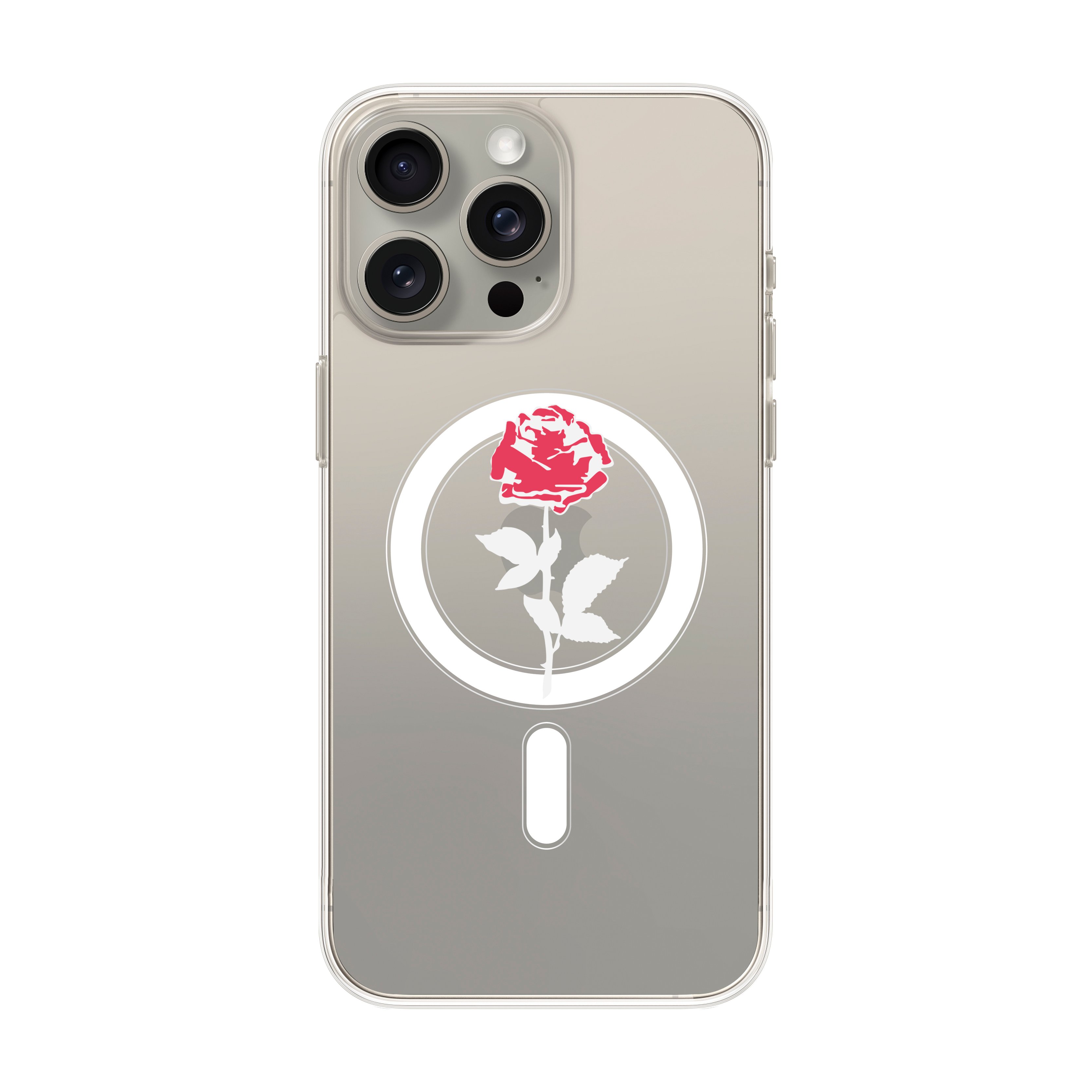 Naturel Rose - iPhone Clear Case with MagSafe