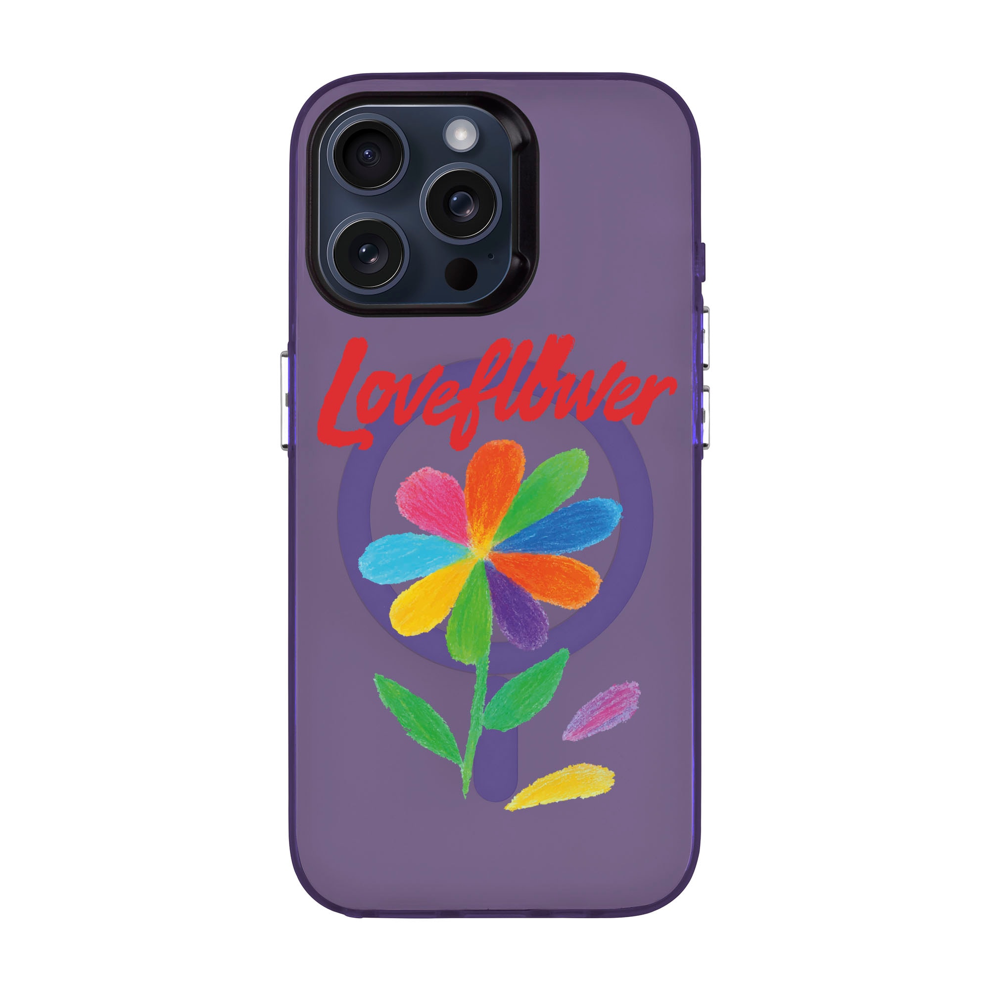 LOVE FLOWER-iPhone Hold Kılıf MagSafe Özellikli