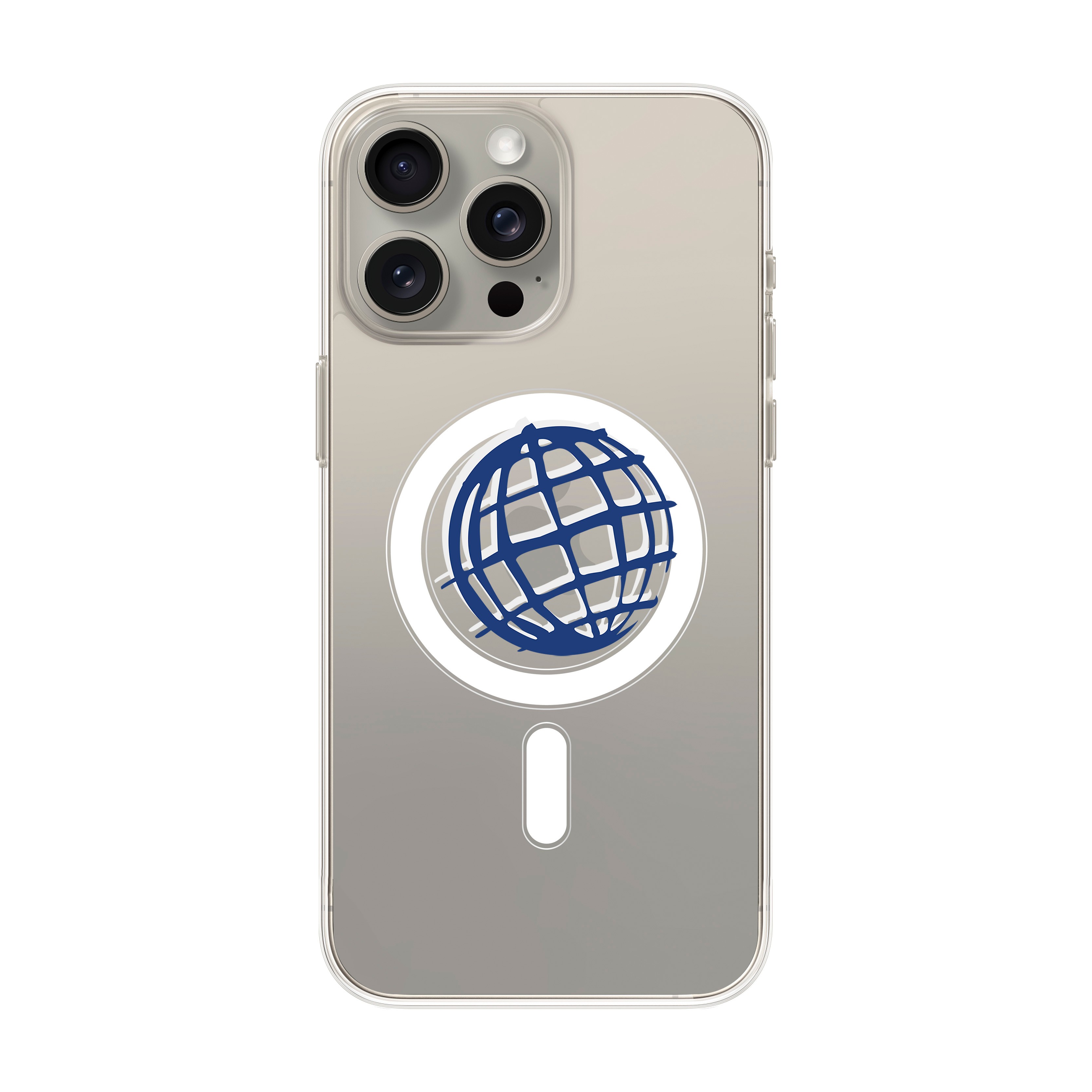 Globe - iPhone Clear Case with MagSafe