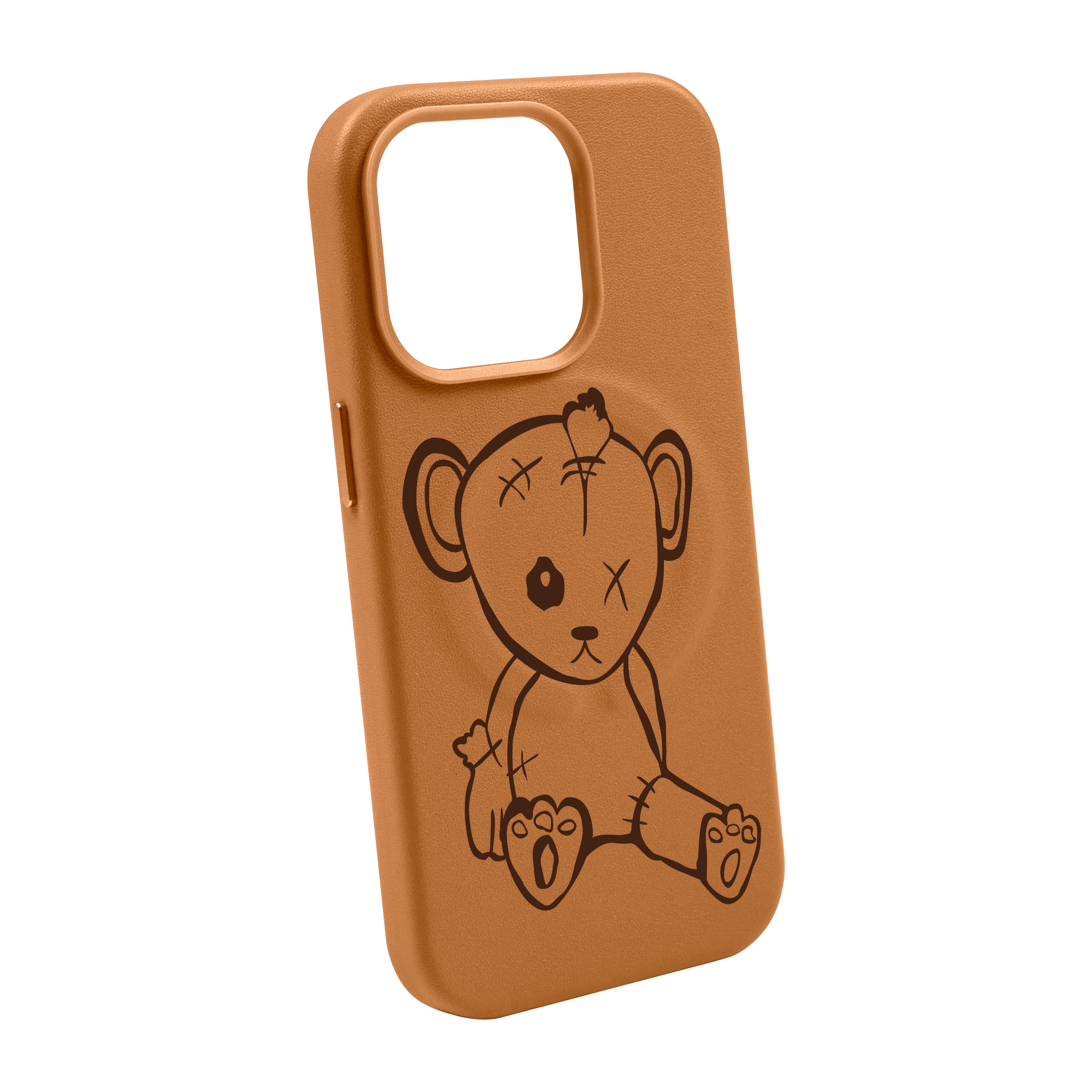 BABY BEAR-iPhone Leather Kılıf MagSafe Özellikli