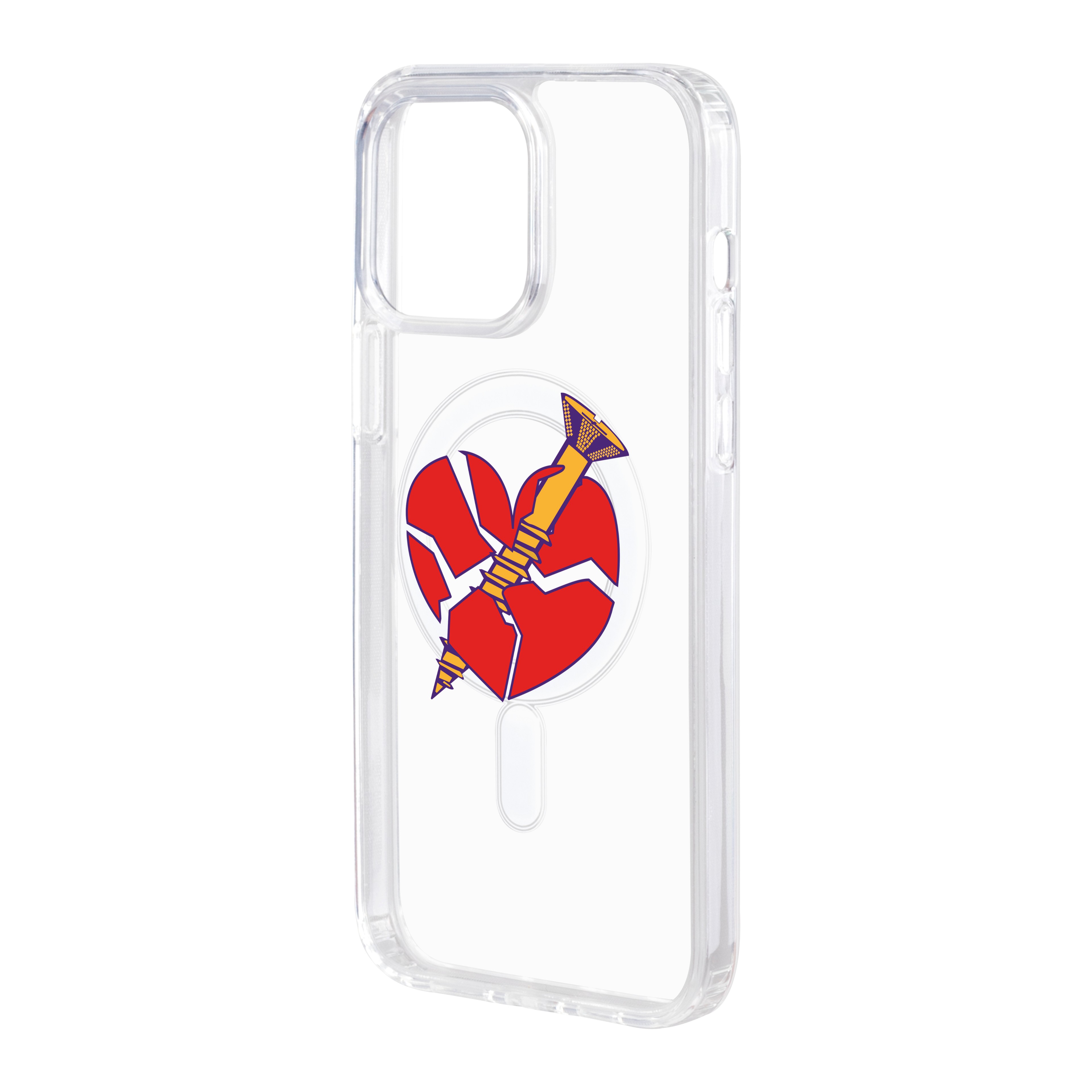 Broken Heart - iPhone Clear Case with MagSafe