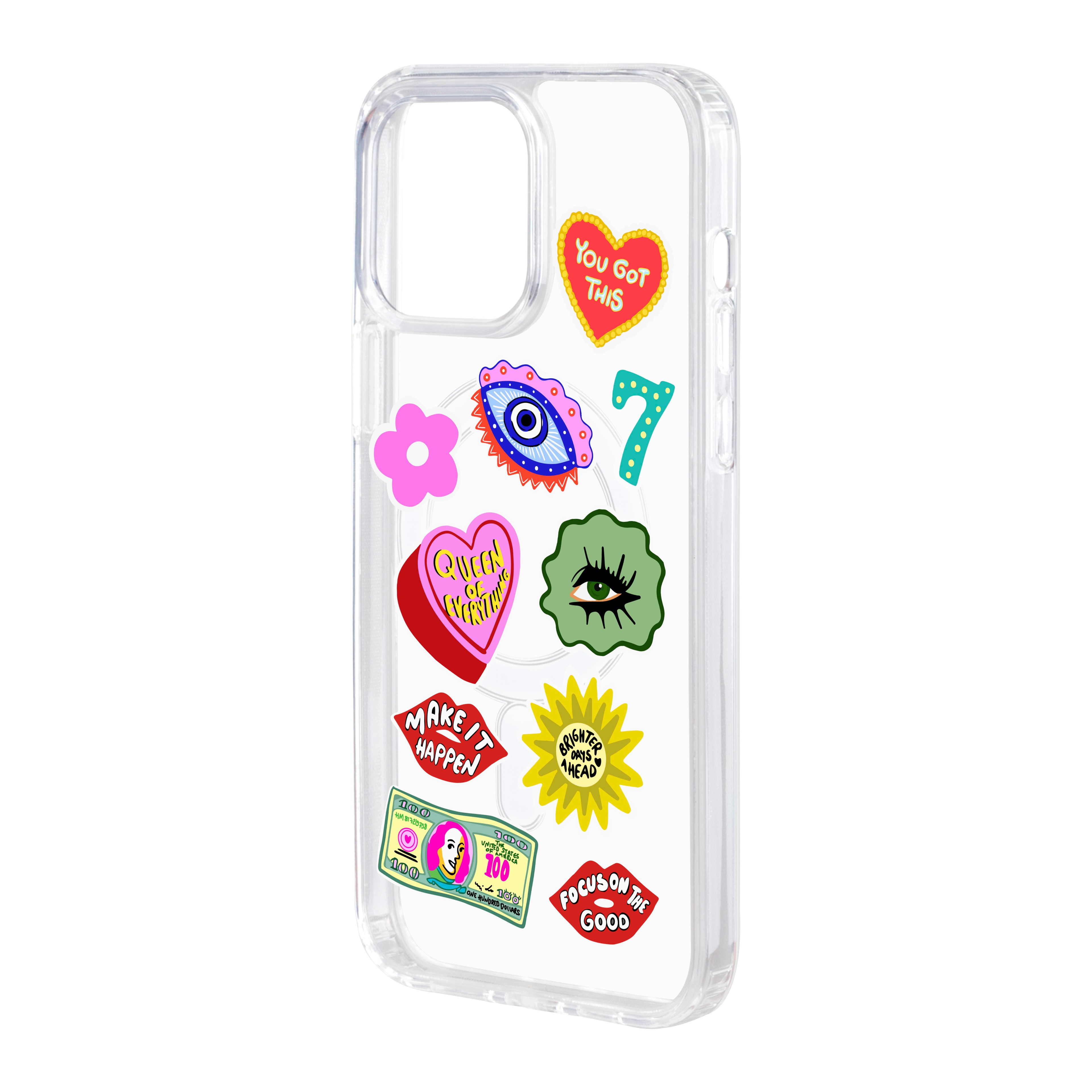 HM Stickers - iPhone Clear Case with MagSafe