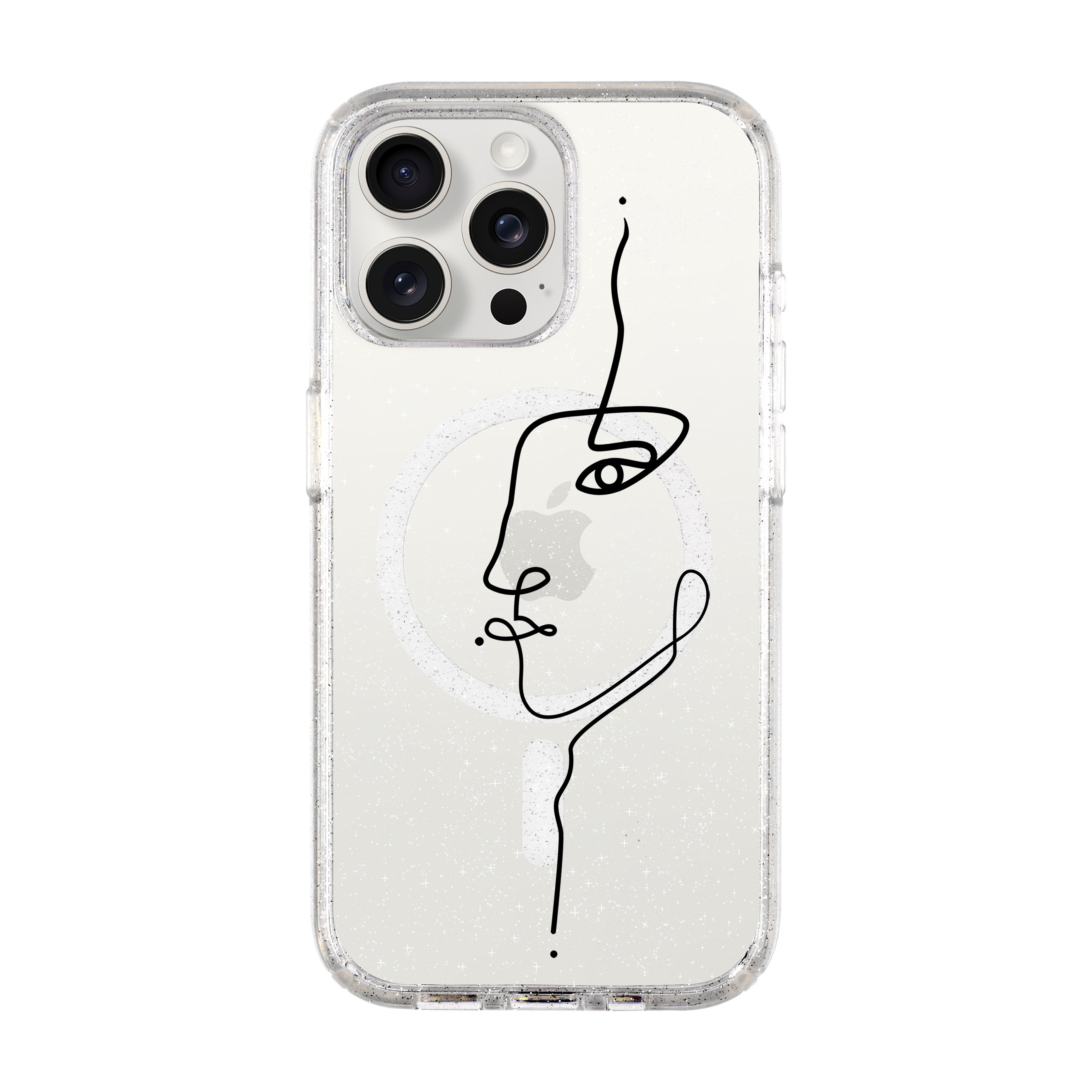 FACE-iPhone Shiny Case with MagSafe