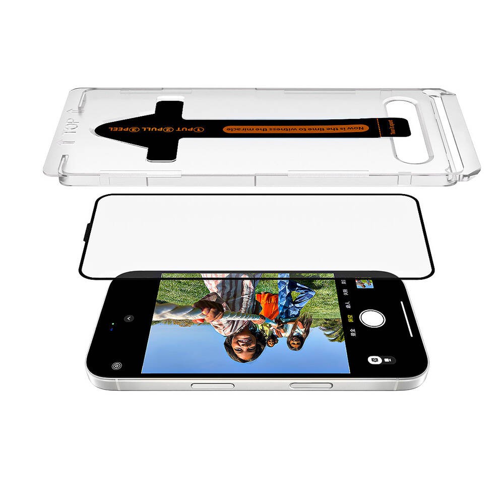 NEW-iPhone Anti-Dust Temperli Ekran Koruyucu