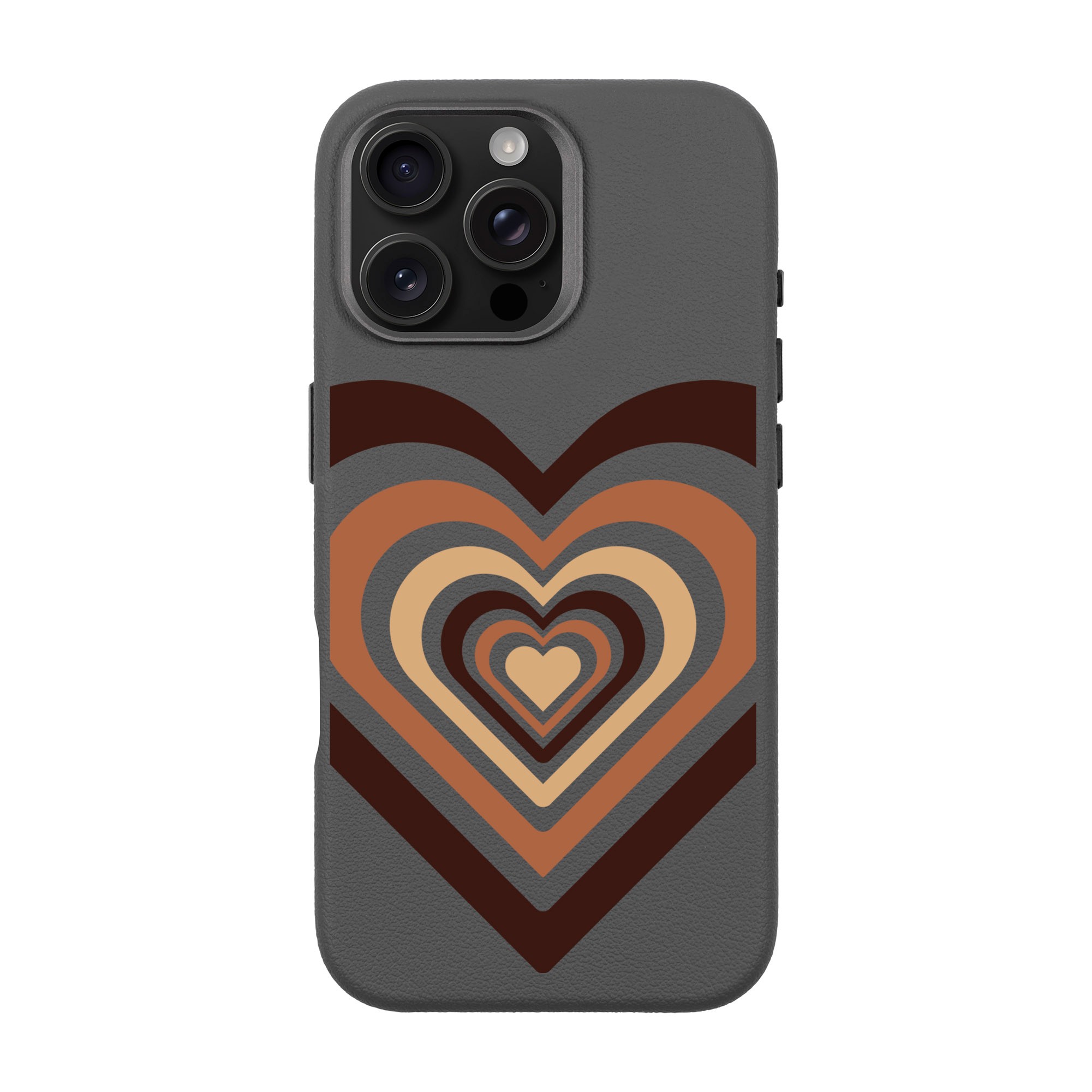 HEART-iPhone Leather Premium Case with MagSafe