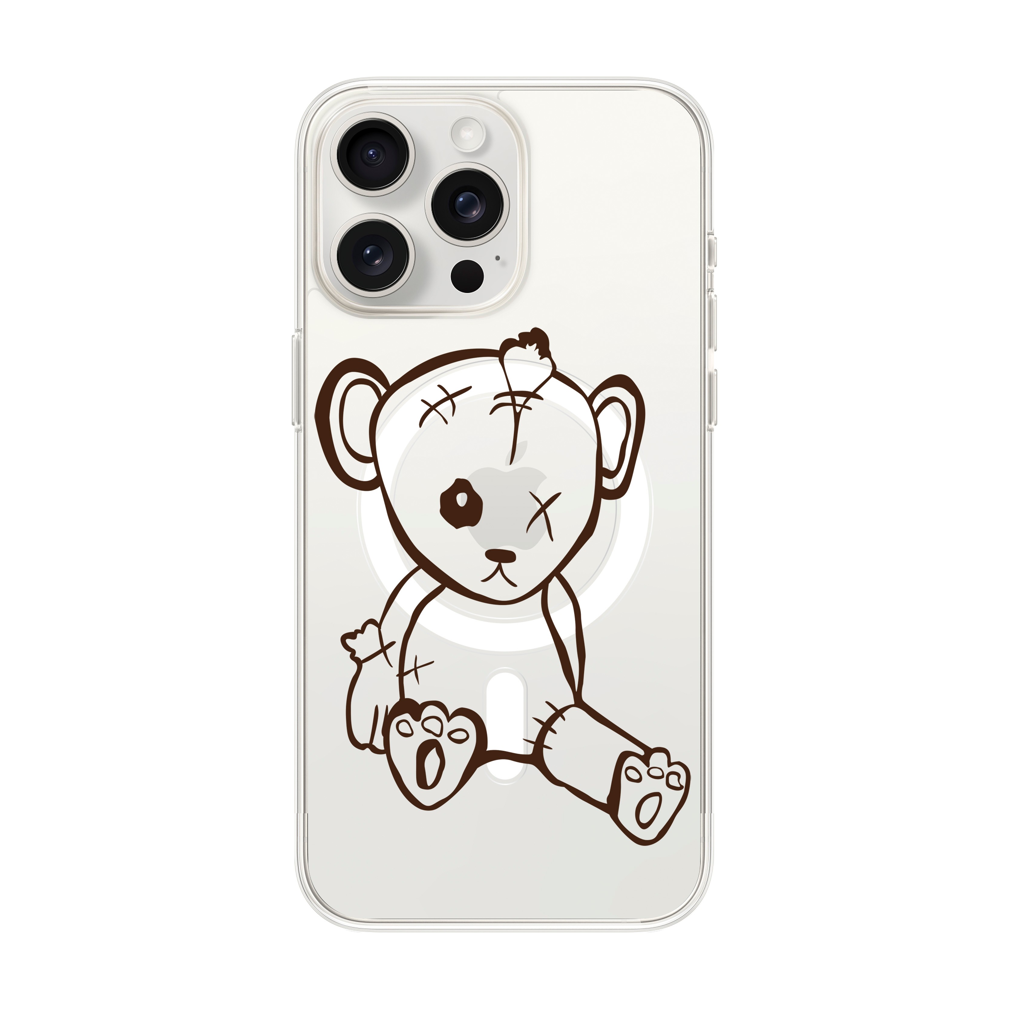 BABY BEAR-iPhone Solid Kılıf MagSafe Özellikli