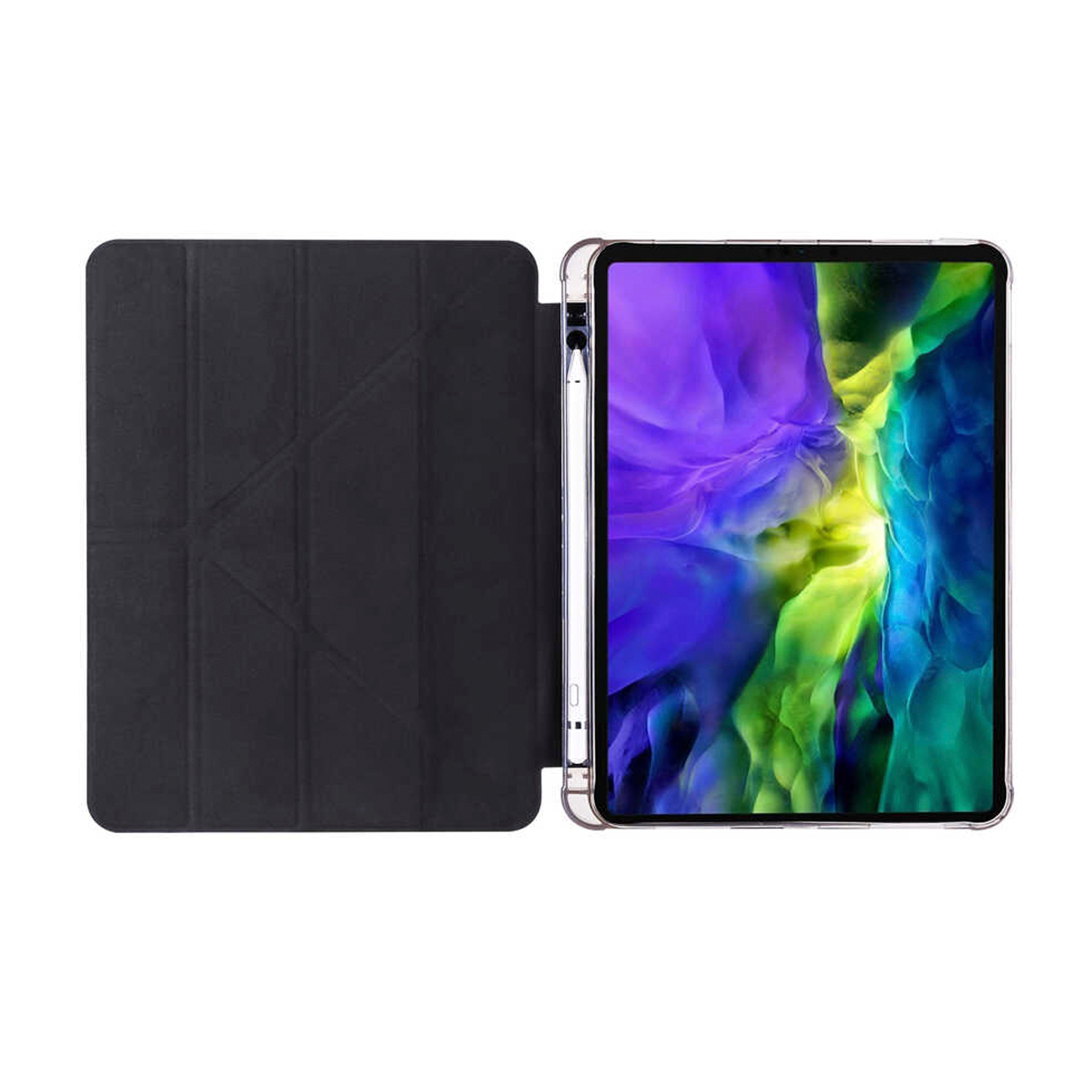 Apple iPad Pro 12.9 inç 2022 M2-Trigon Folding Kalemlikli Standlı Kılıf
