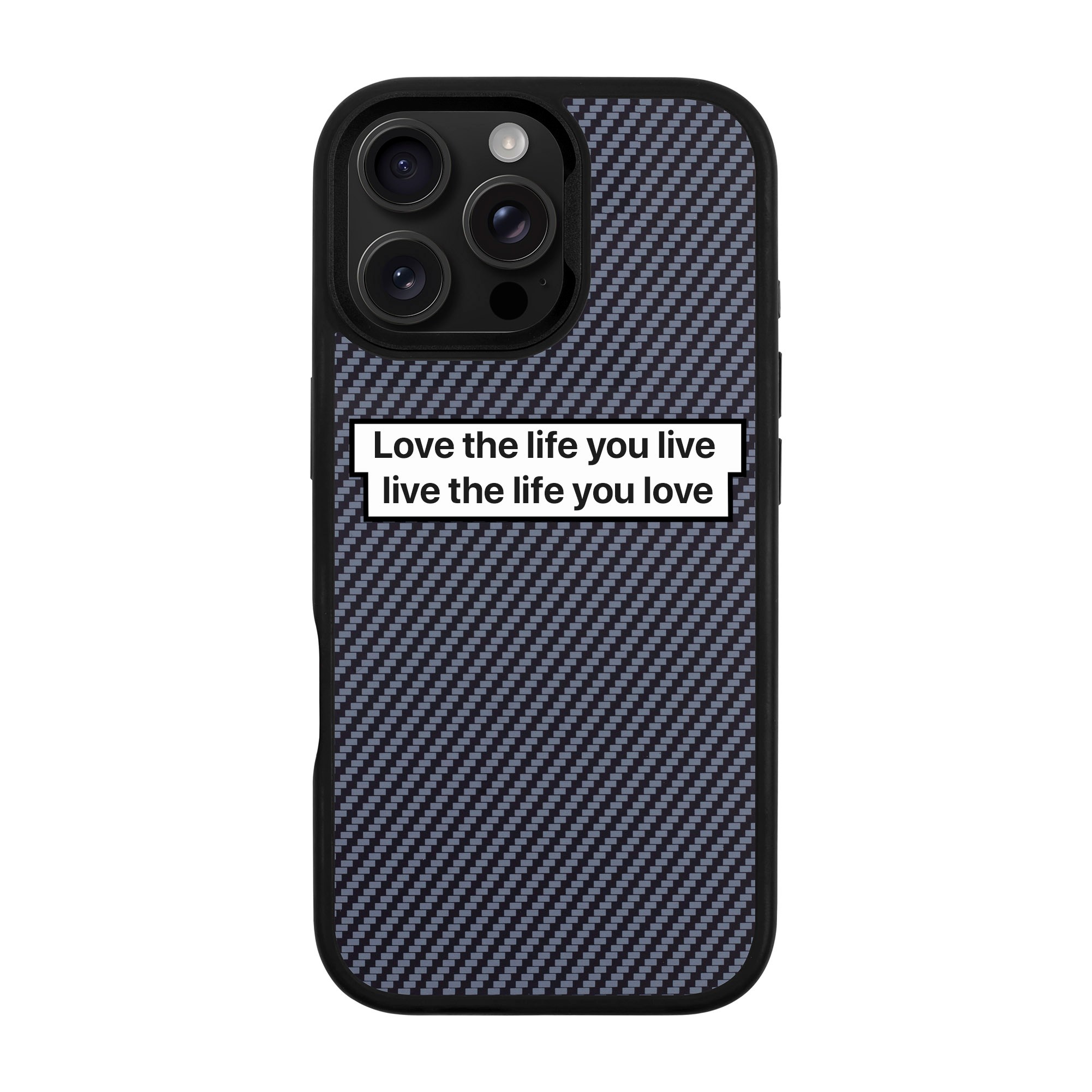 LOVE THE LIFE-iPhone Plaid Kılıf MagSafe Özellikli