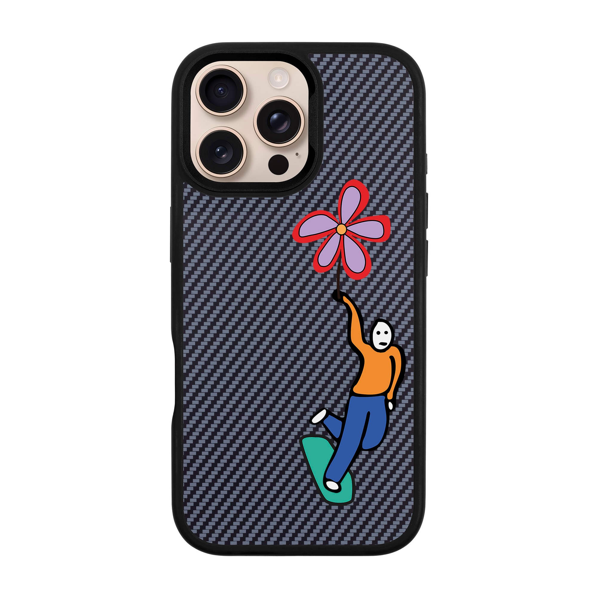 SKATEBOARDER-iPhone Plaid Kılıf MagSafe Özellikli