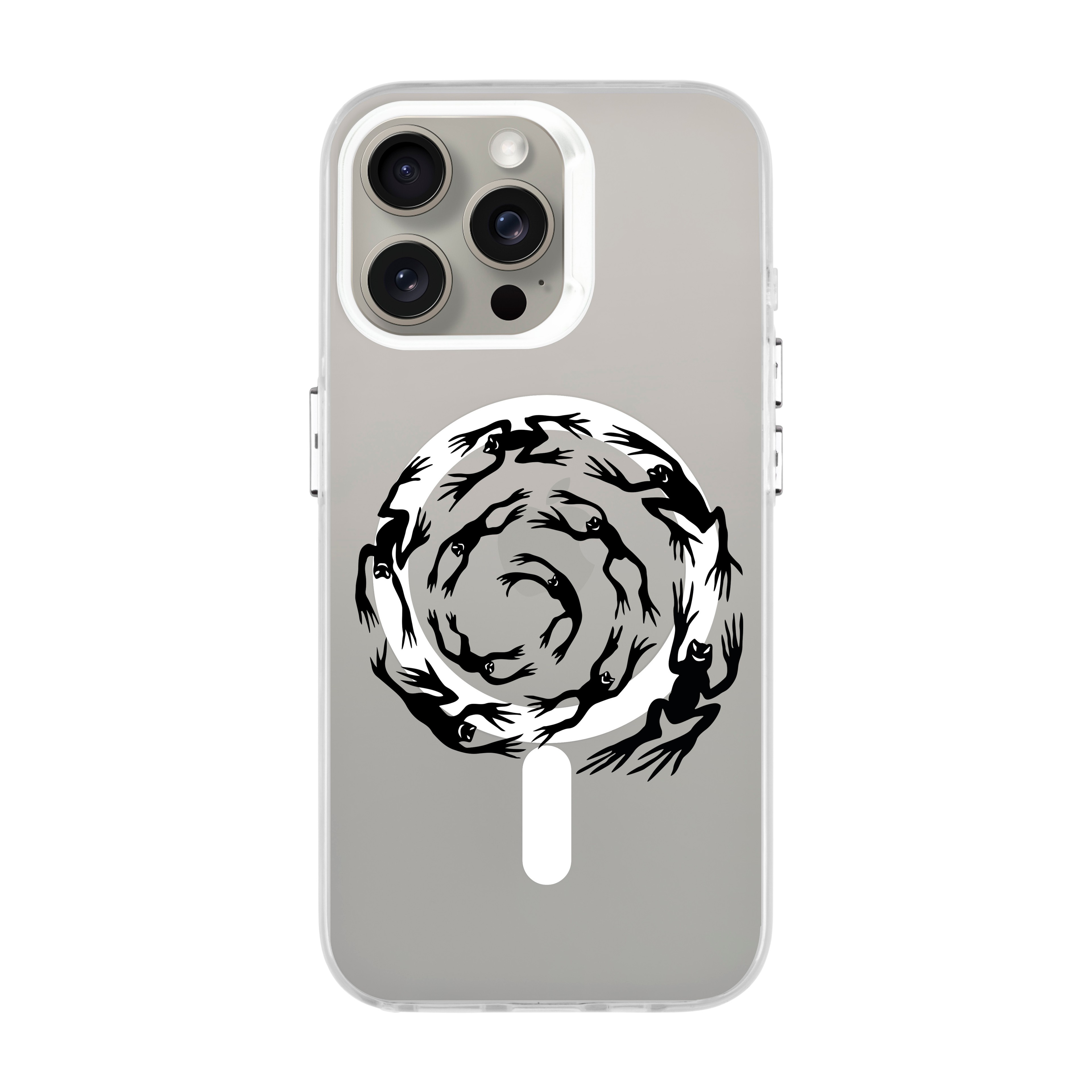 Swirling Frog - iPhone Hold Case with MagSafe