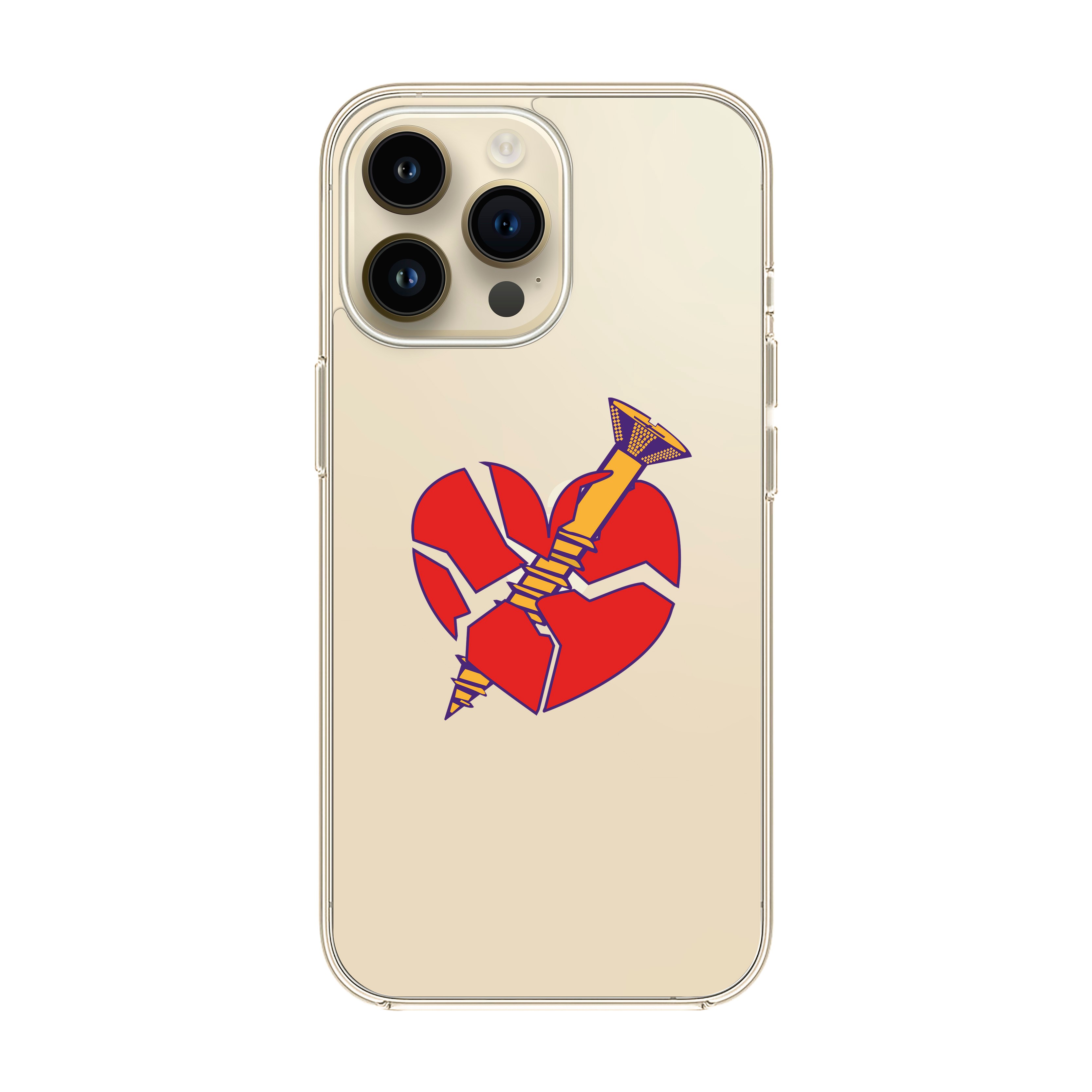 Broken Heart - iPhone Clear Case