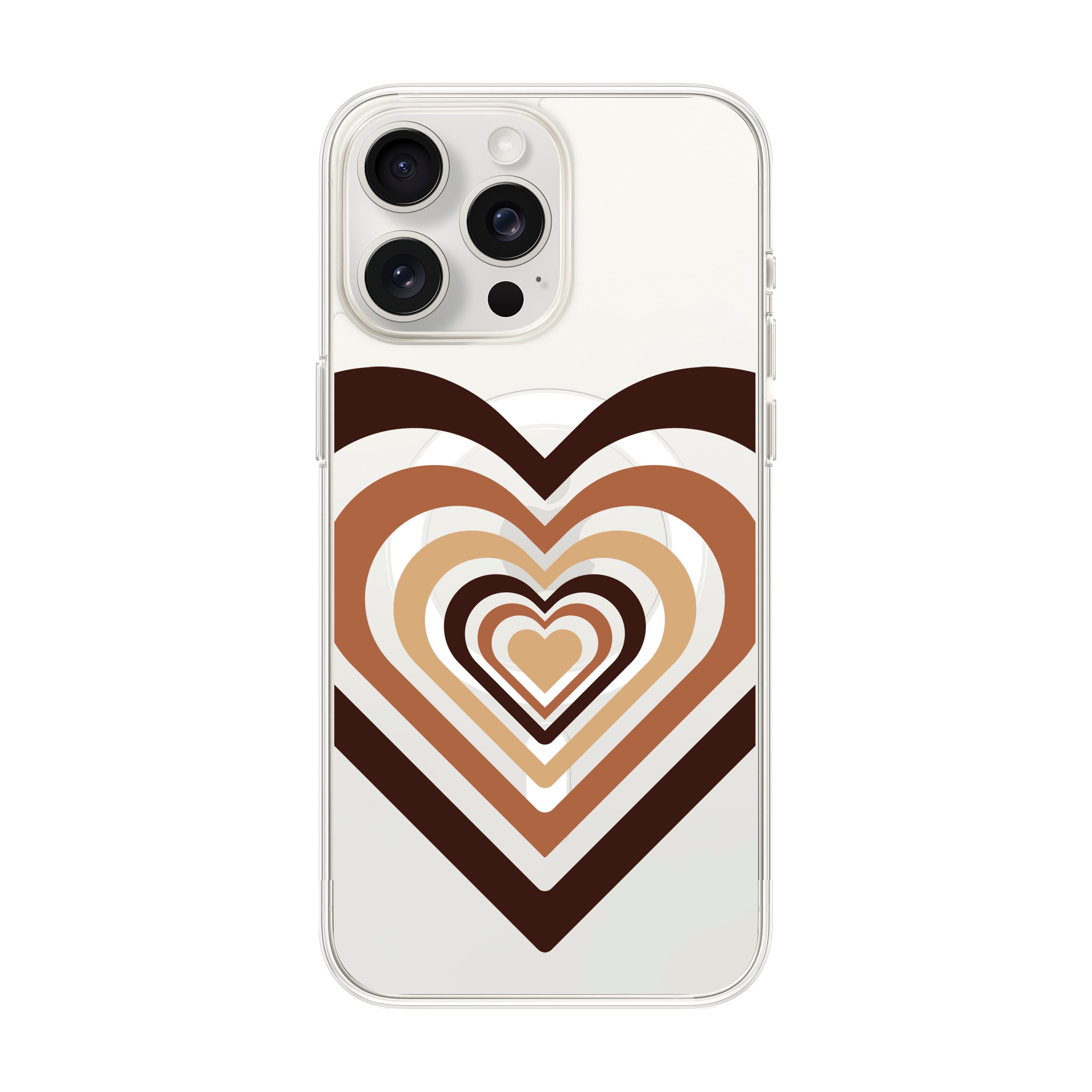 Heart - iPhone Clear Case with MagSafe