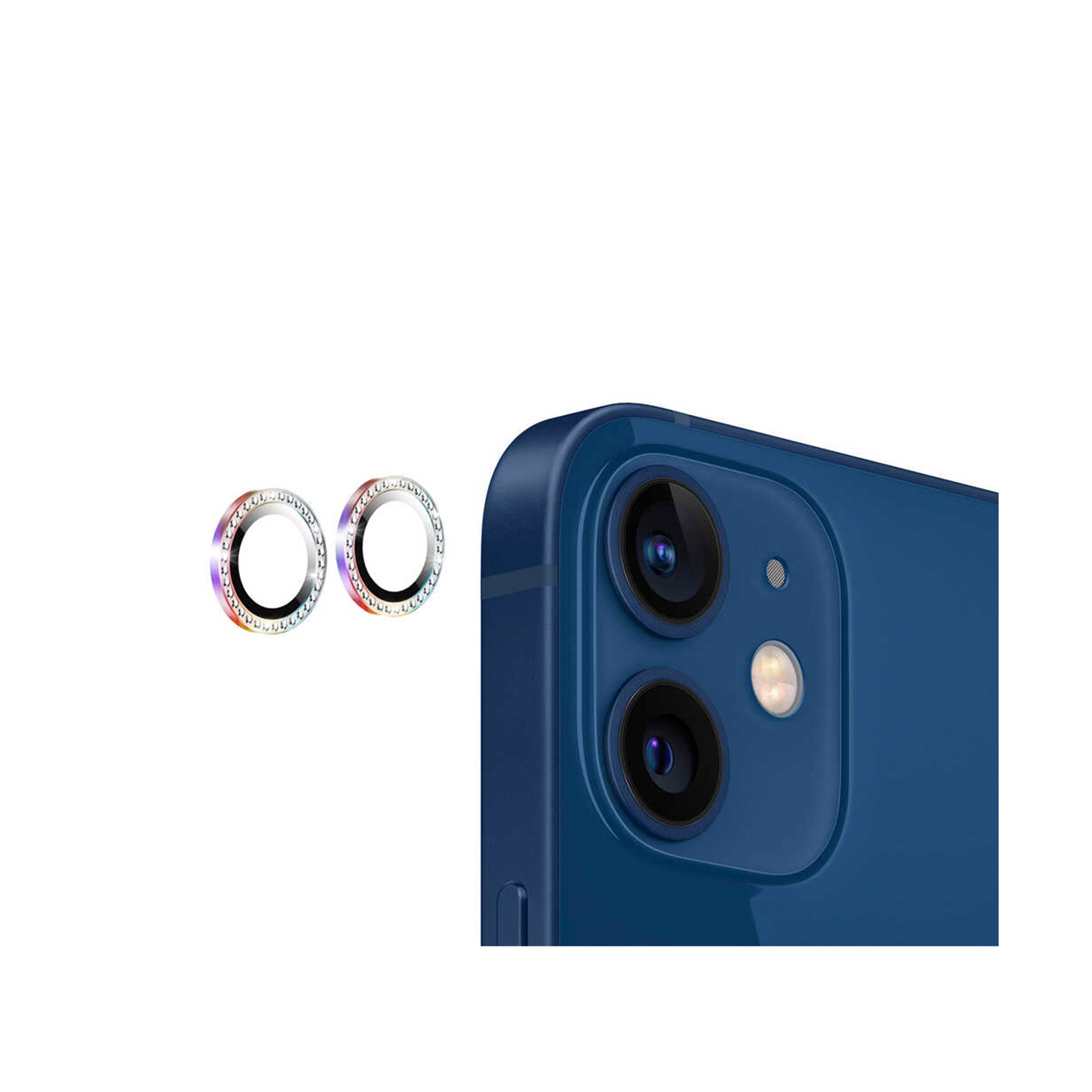 Apple iPhone 12 Diamond Kamera Lens Koruyucu