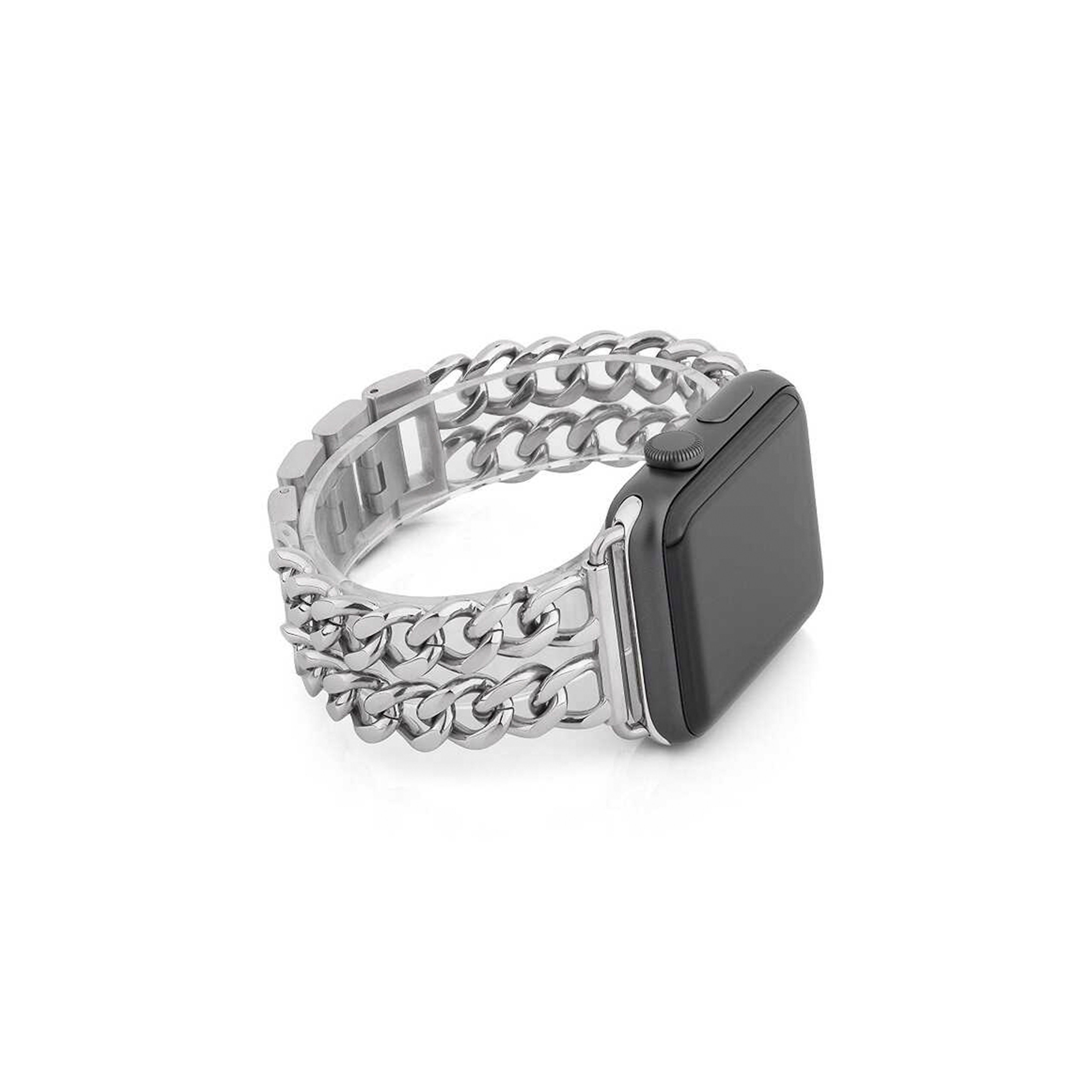 Apple Watch Force Chain Band-Silver