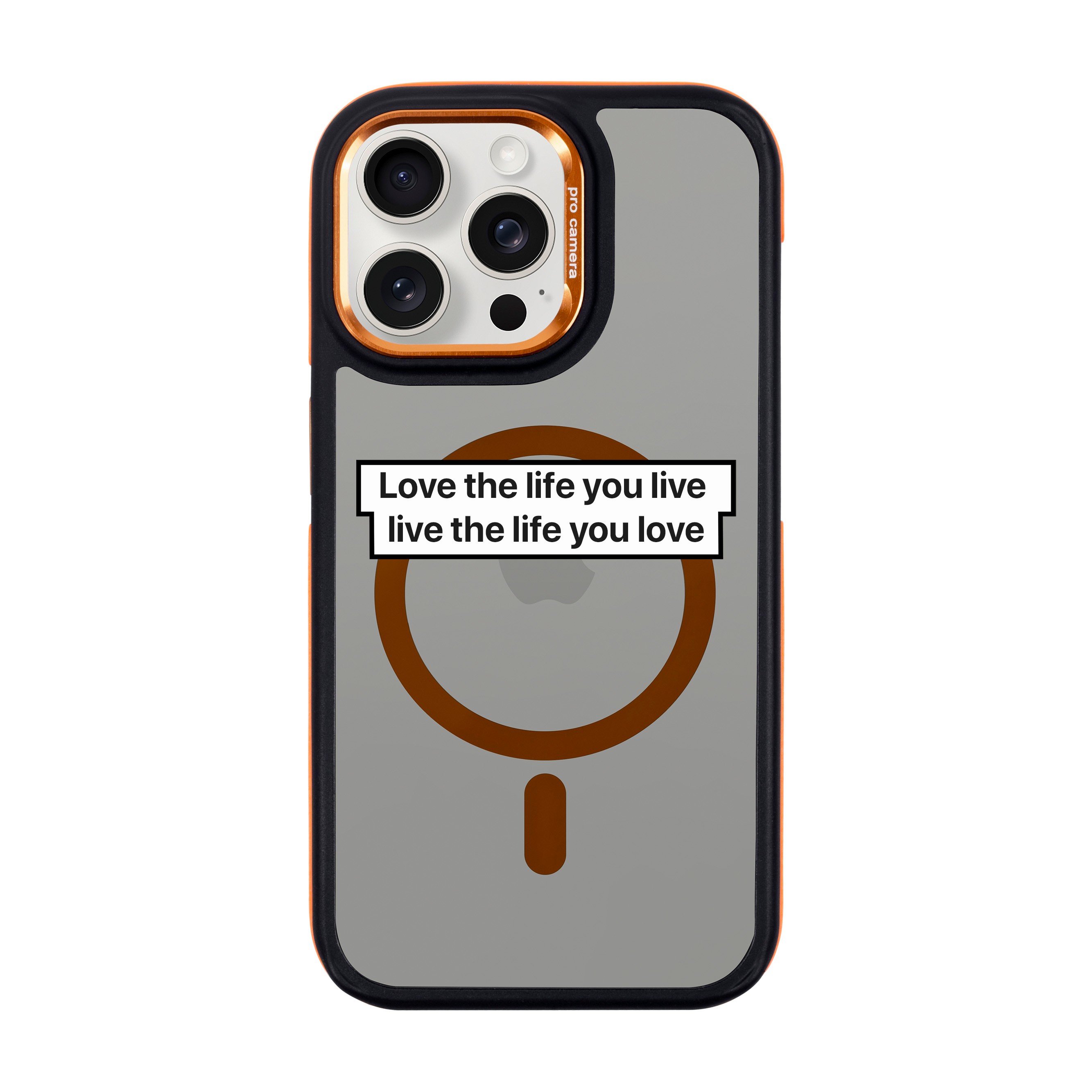 LOVE THE LIFE-iPhone Dark Case with MagSafe