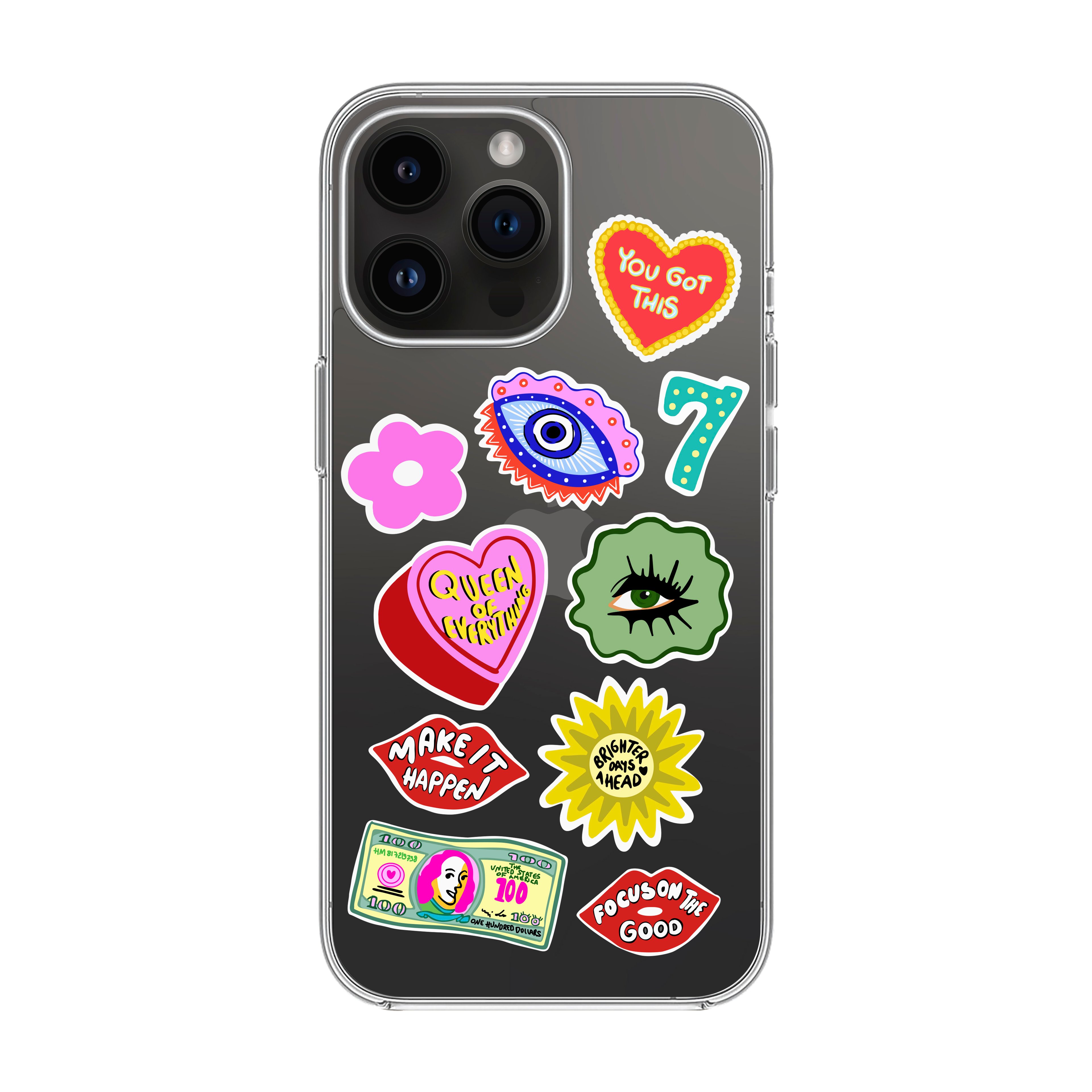 HM STICKERS-iPhone Solid Kılıf