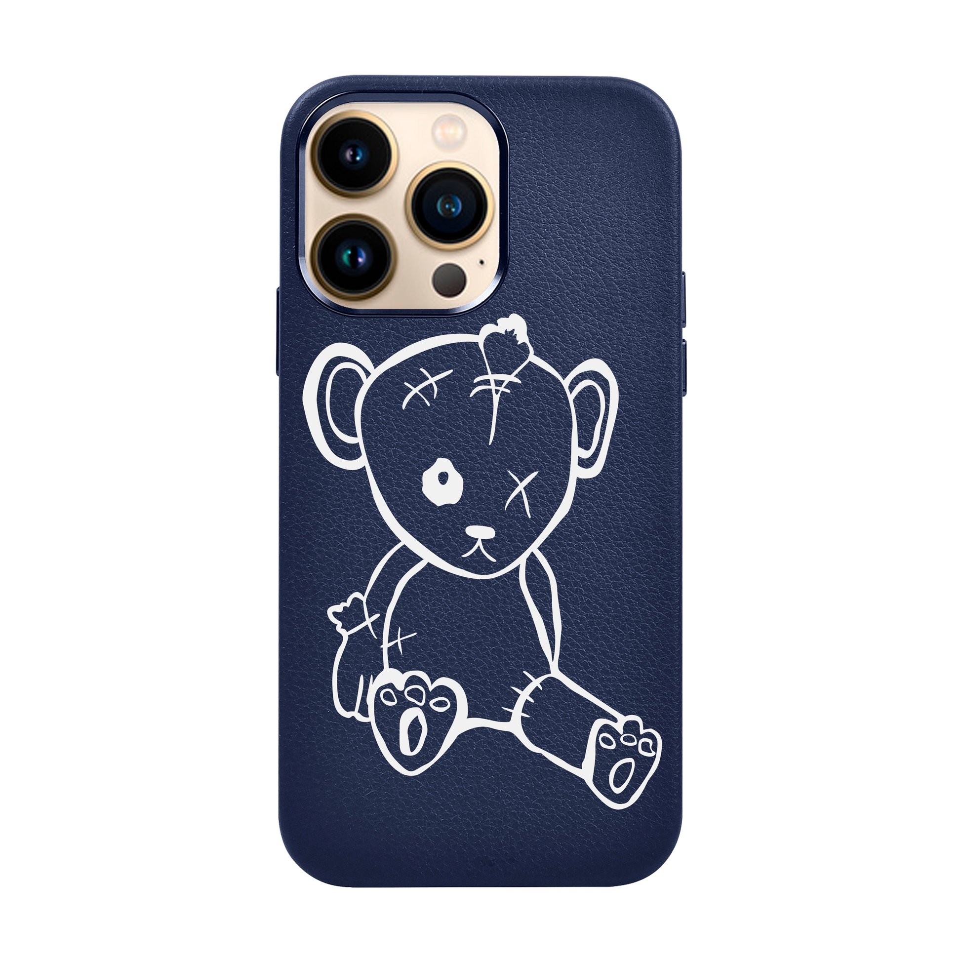BABY BEAR-iPhone Top Grain Leather Kılıf