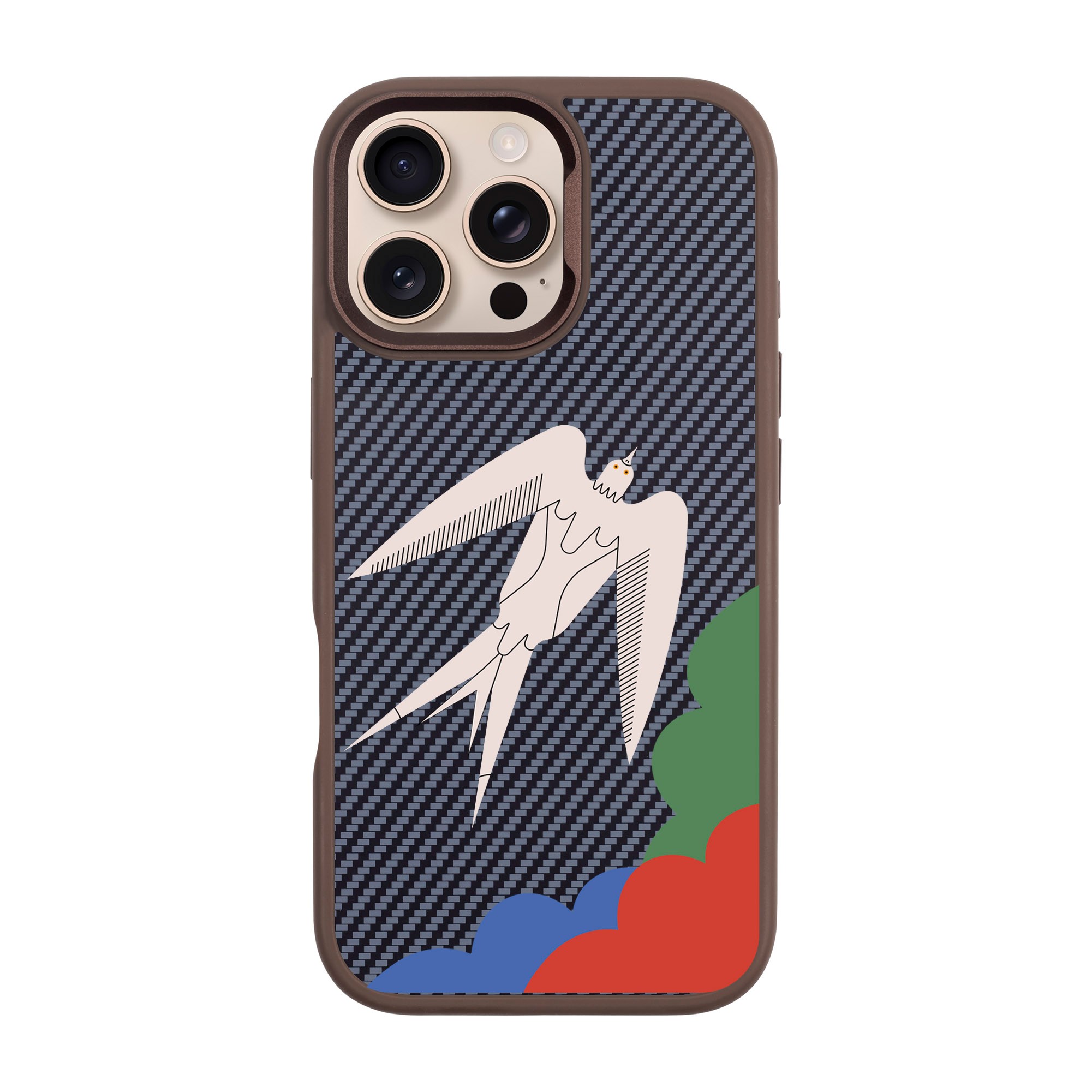 L’OISEAU LIBRE-iPhone Plaid Kılıf MagSafe Özellikli