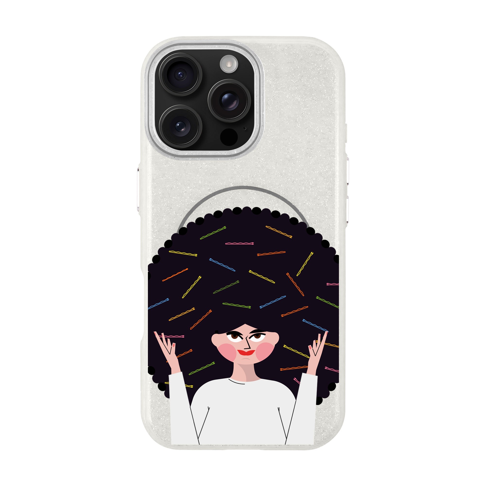 TANGLES OF HAPPINESS-iPhone Radiant Kılıf MagSafe Özellikli