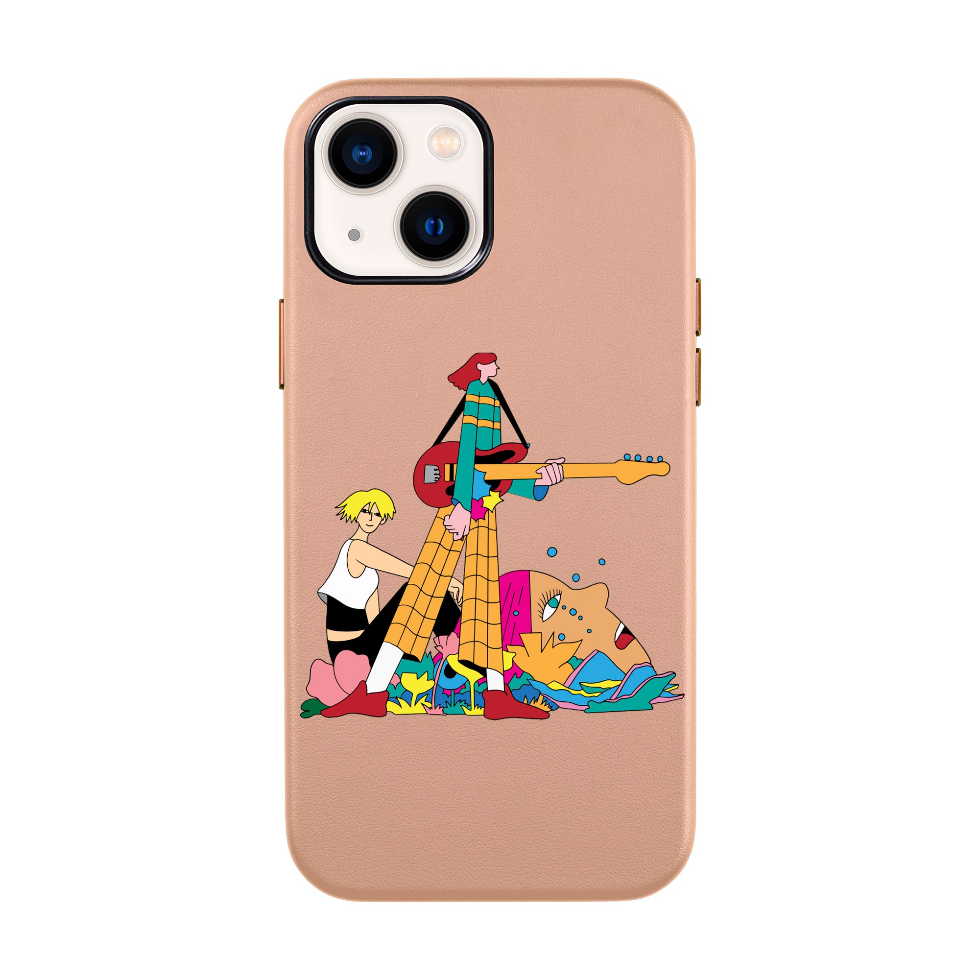 HER BAND-iPhone Leather Case