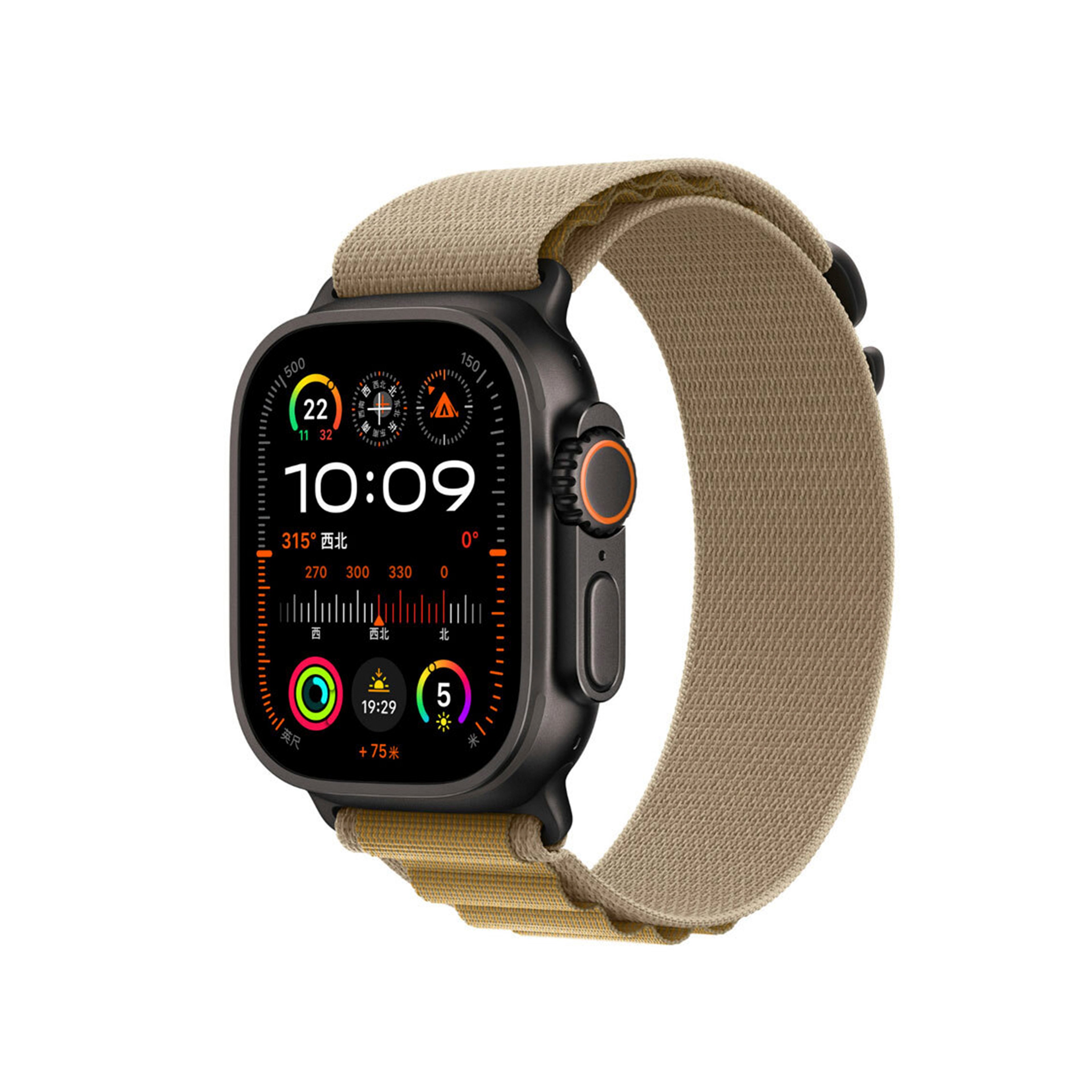 Apple Watch Alpine Band-Black Khaki