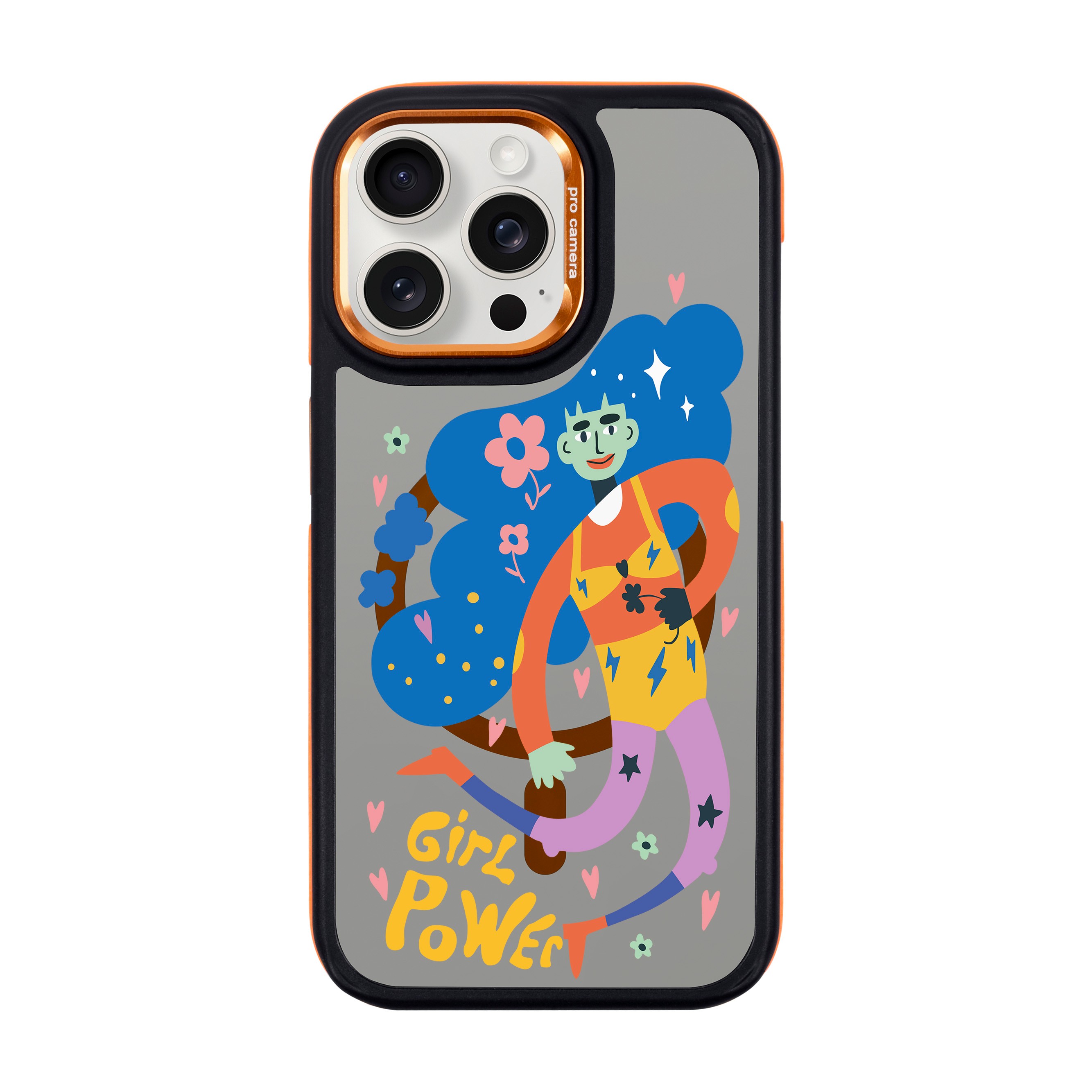 GIRL POWER-iPhone Dark Case with MagSafe