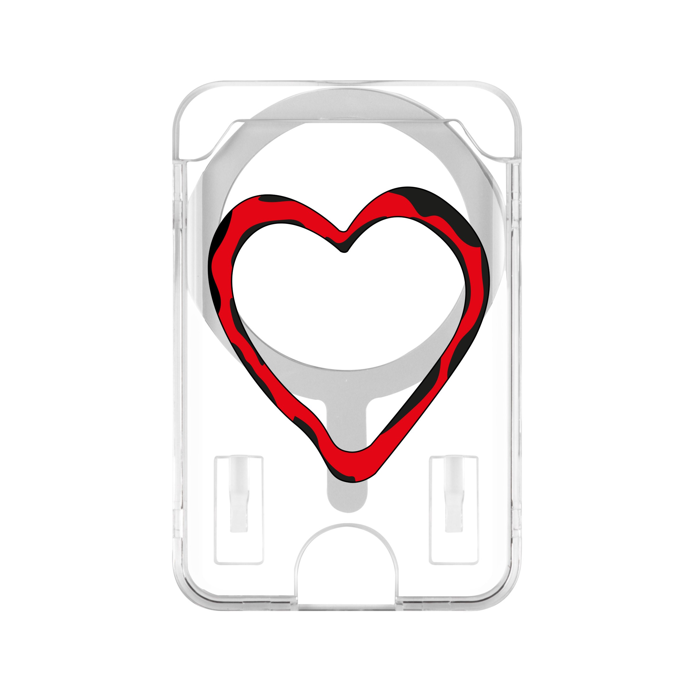 BOUNCE HEART-Clear Kartlık