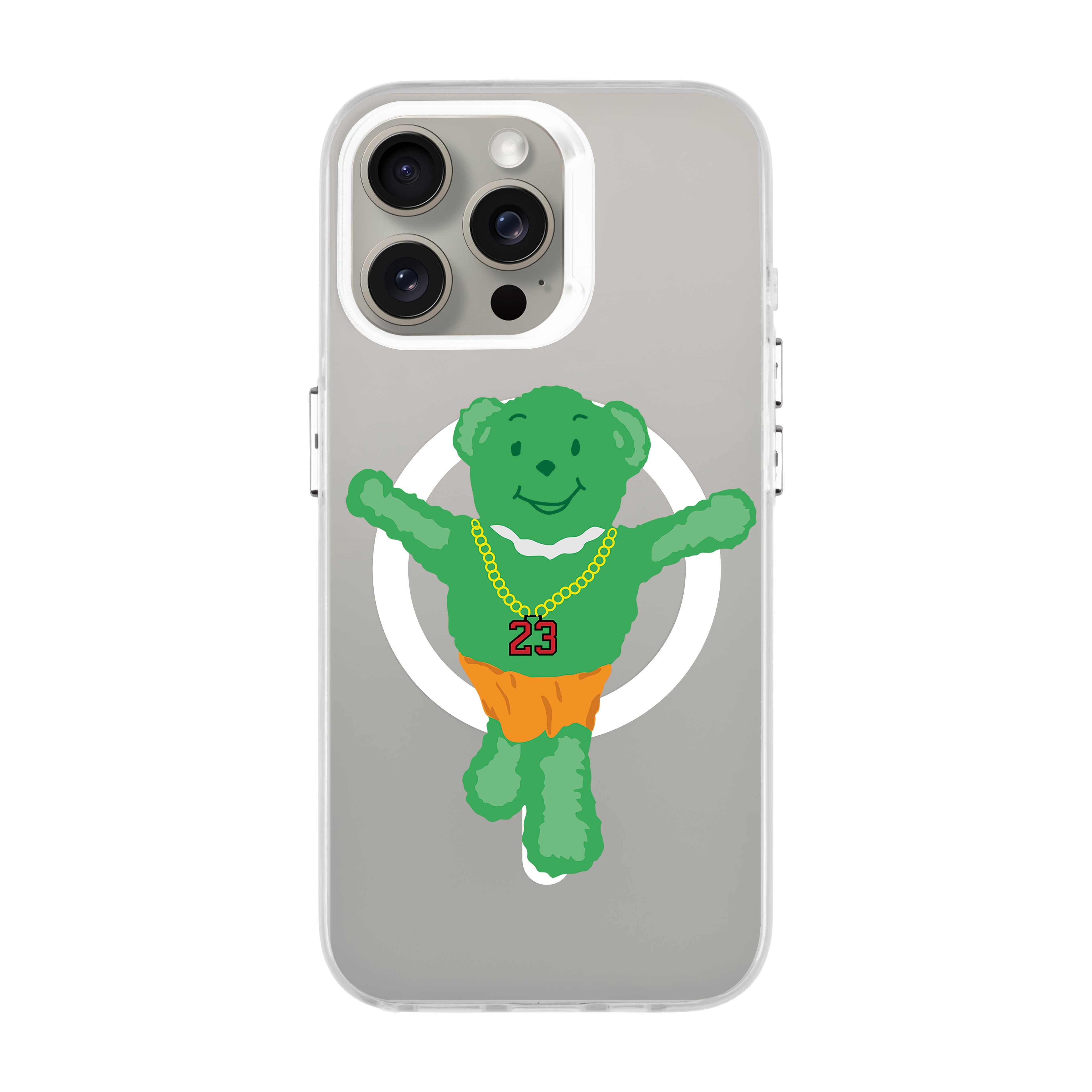 GREEN BEAR-iPhone Hold Kılıf MagSafe Özellikli