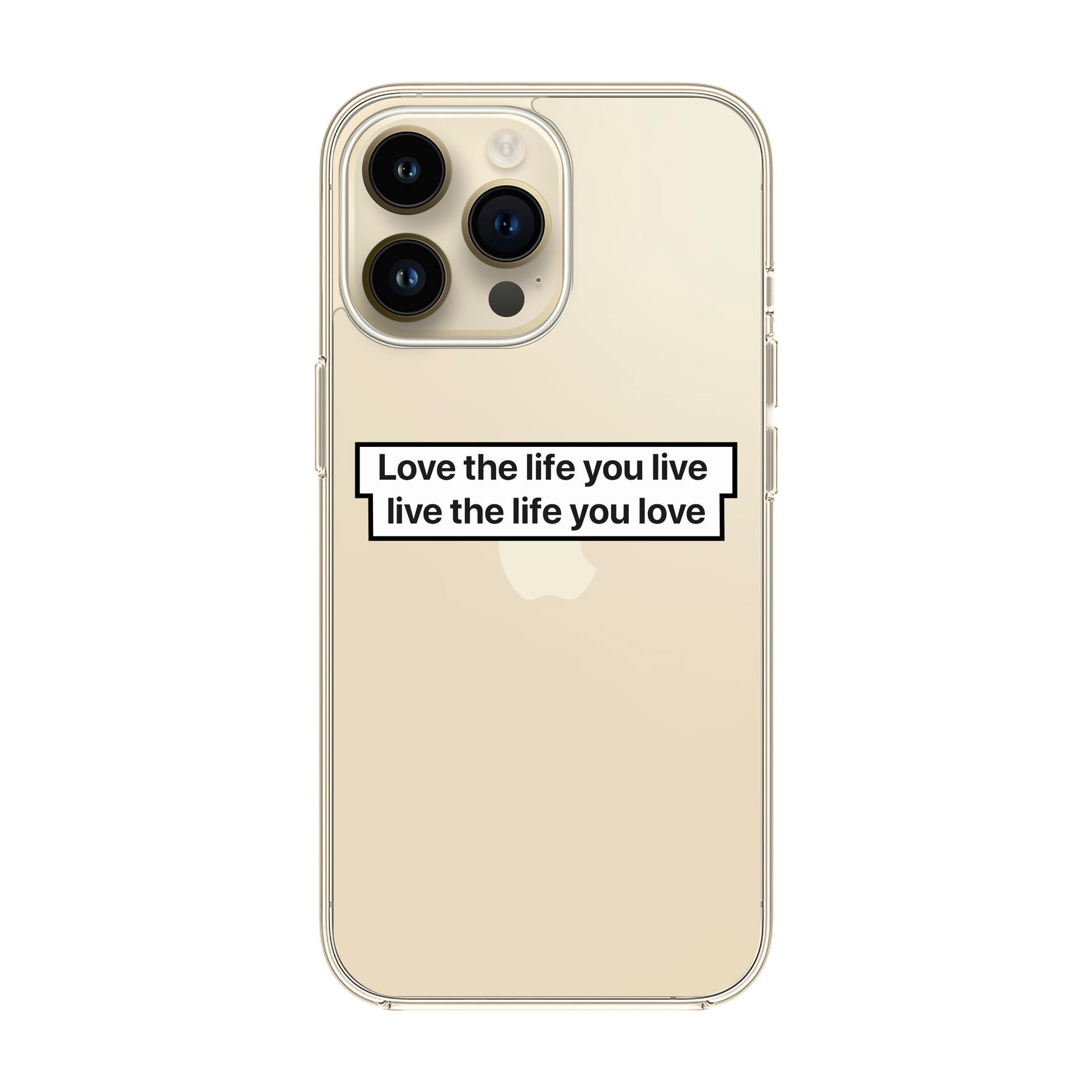 LOVE THE LIFE-iPhone Solid Kılıf