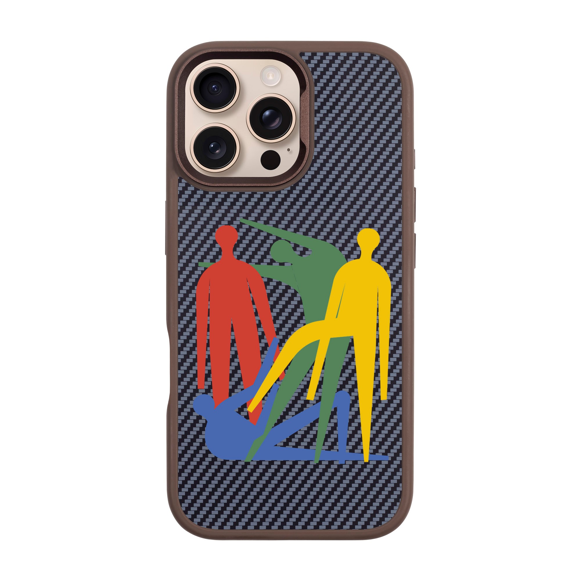 MANBOS-iPhone Plaid Kılıf MagSafe Özellikli