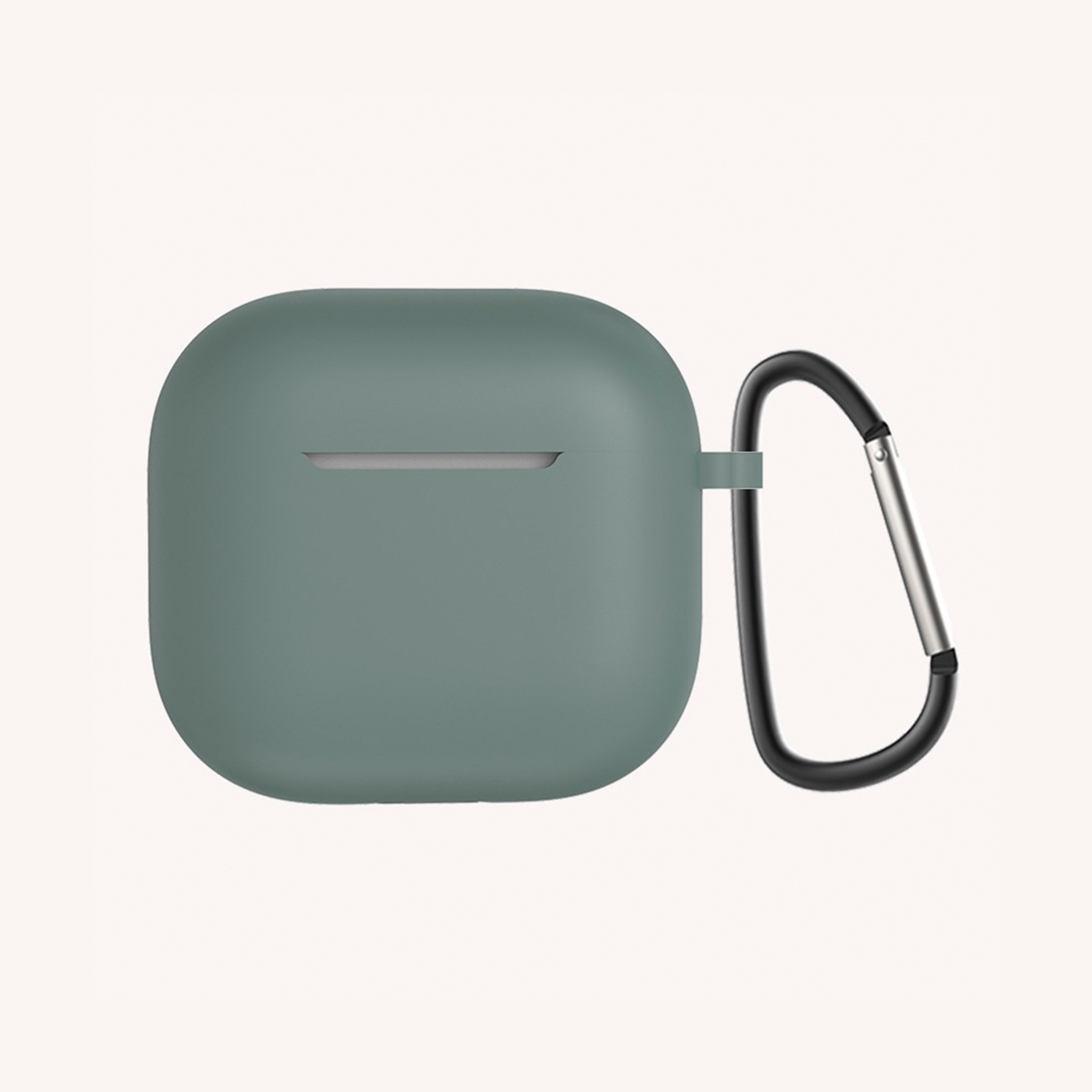 NEW-Apple AirPods Ultra Silikon Kılıf - Koyu Yeşil